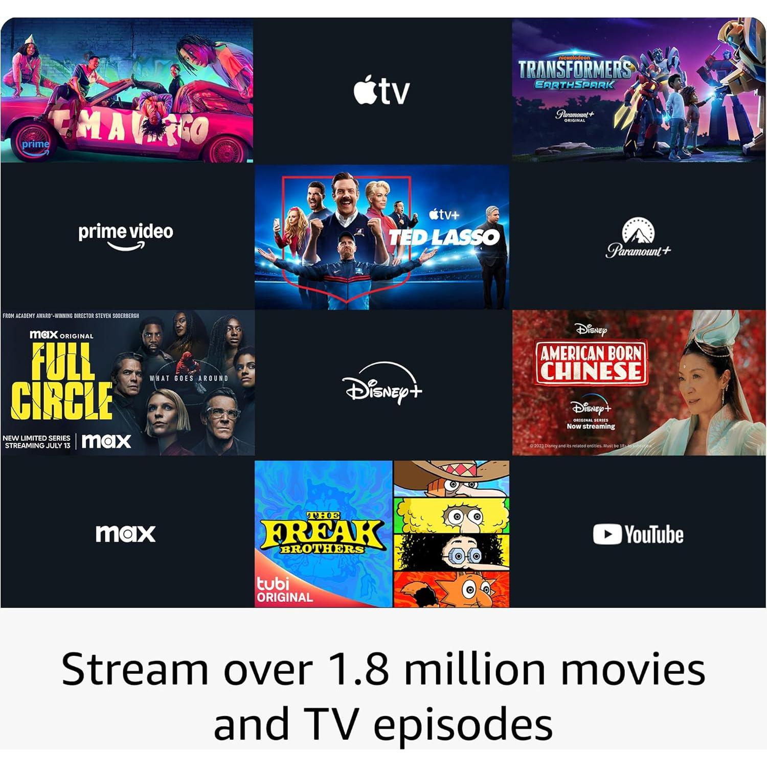 Amazon Fire TV Stick 4K Max streaming device, with AI-powered Fire TV Search, supports Wi-Fi 6E, free & live TV without cable or satellite