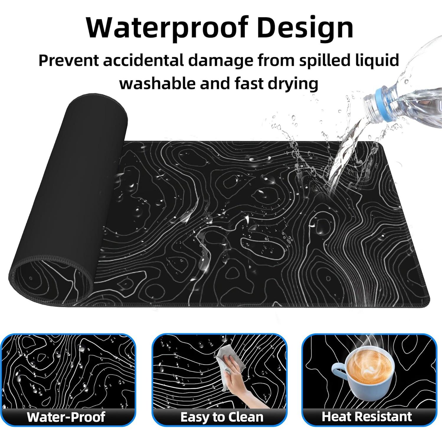 Alfombrilla de Ratón Gaming BZU XL 80cm x 30cm Antideslizante