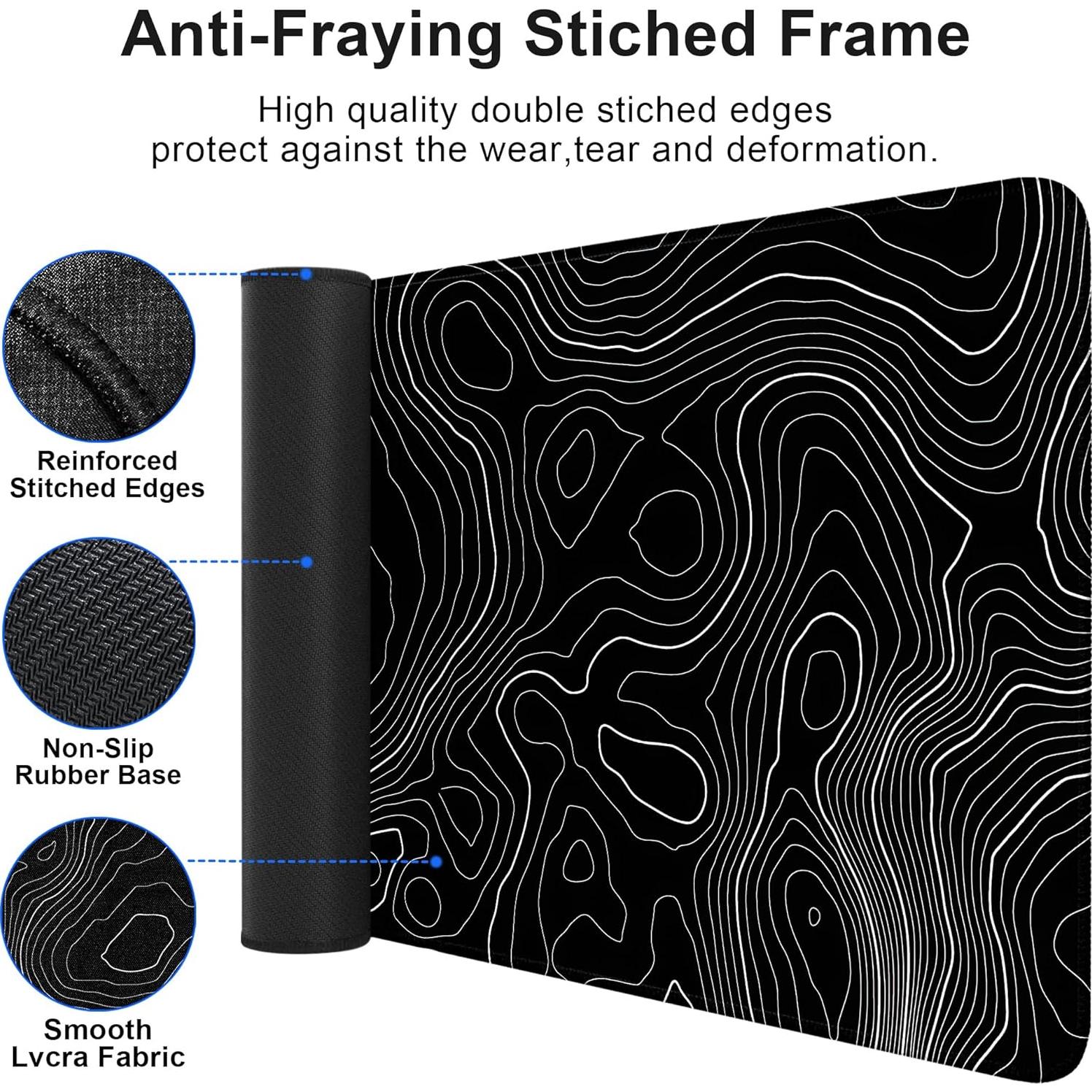 Alfombrilla de Ratón Gaming BZU XL 80cm x 30cm Antideslizante