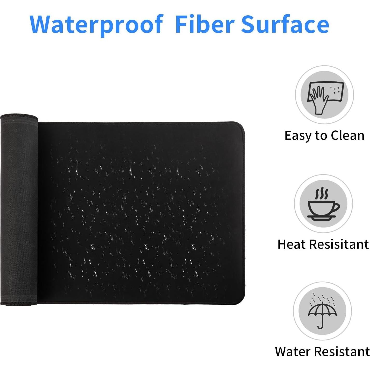 Alfombrilla de Ratón Grande Tongyanat 80x30.5cm Negra