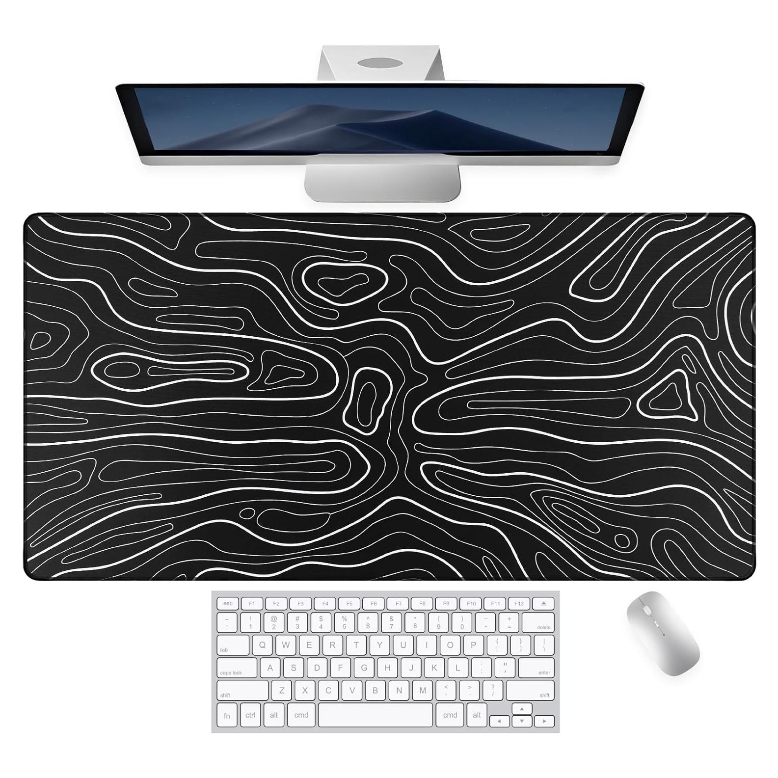 Alfombrilla de Ratón Grande KMLVILE Topográfica 80x40 cm