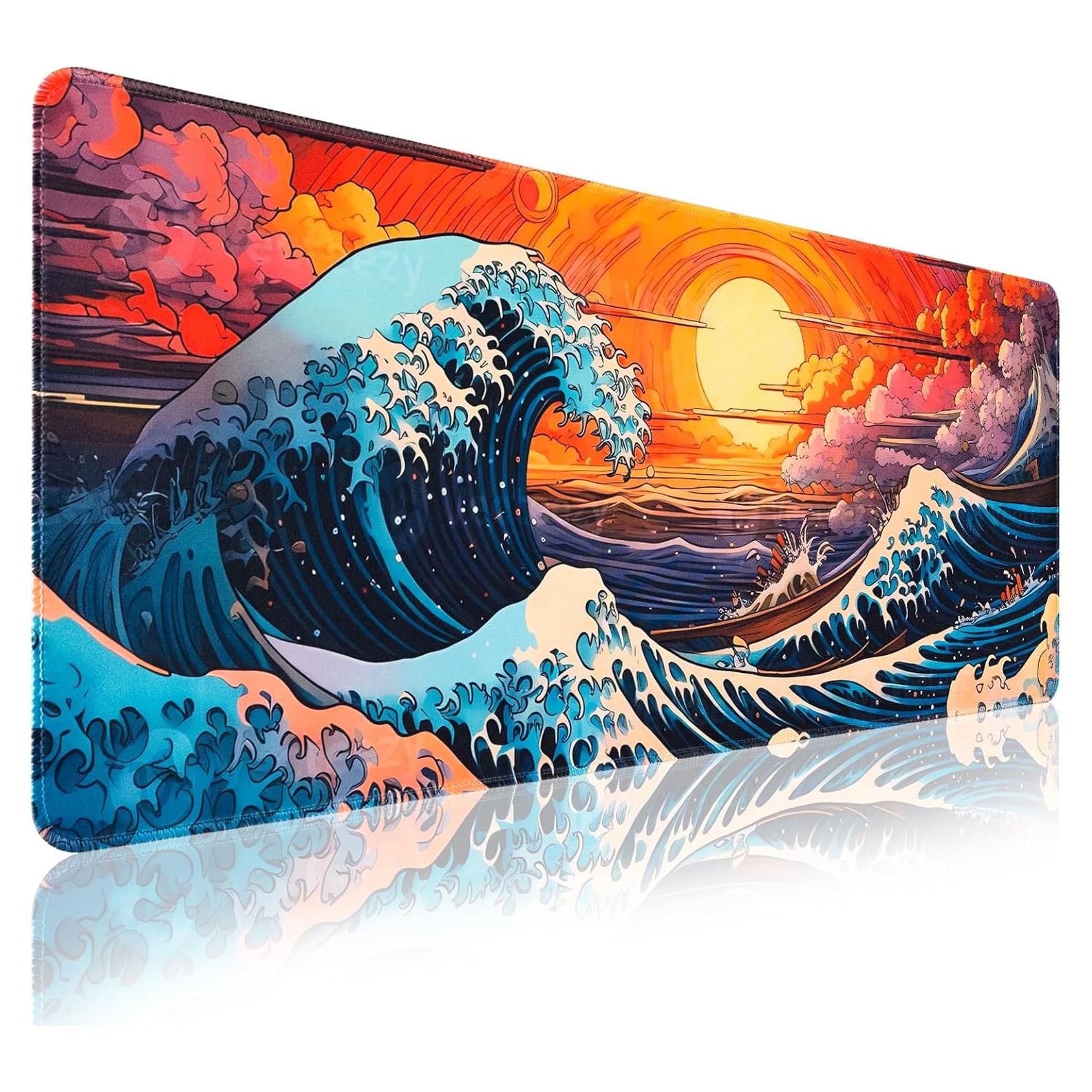 Alfombrilla de Ratón XL Meetcolor Ola del Mar 80x30 cm