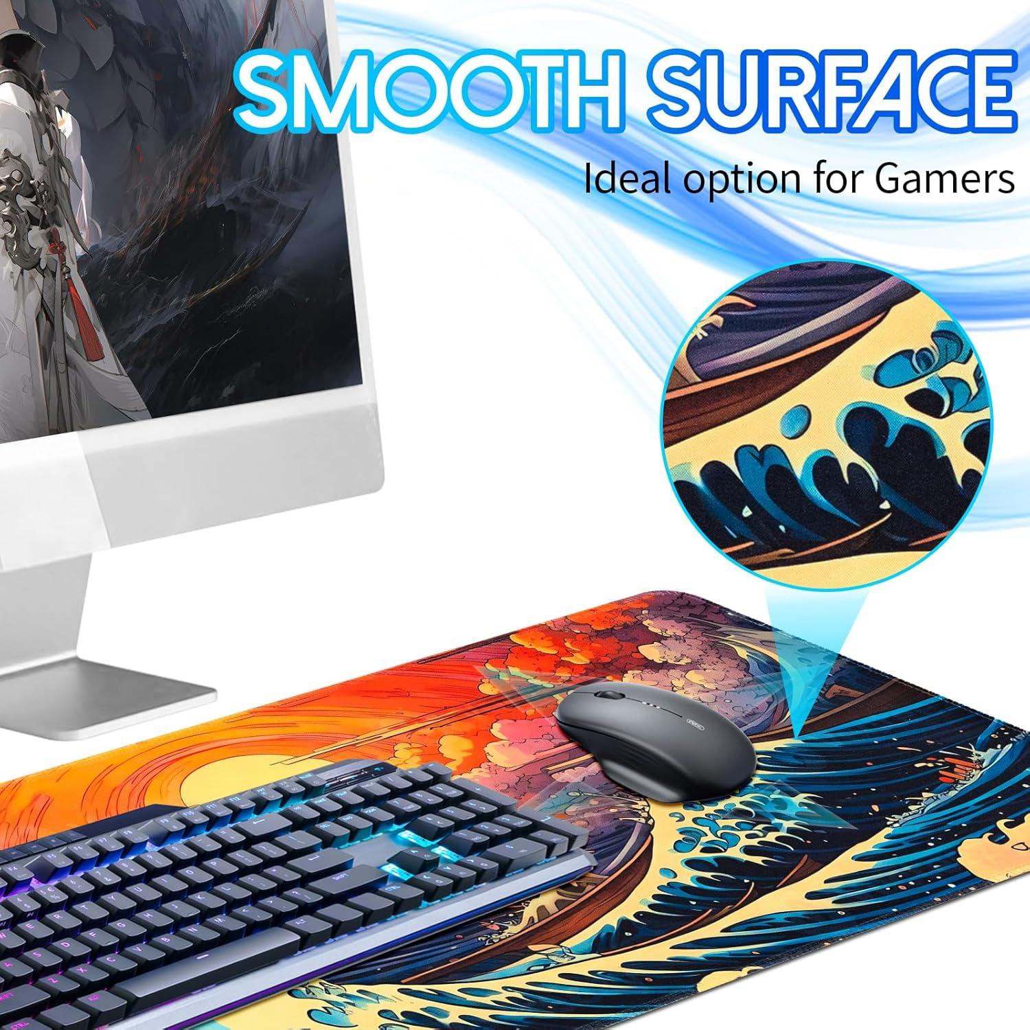 Alfombrilla de Ratón XL Meetcolor Ola del Mar 80x30 cm