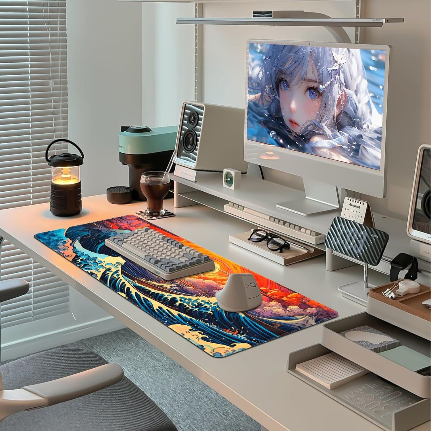 Alfombrilla de Ratón XL Meetcolor Ola del Mar 80x30 cm