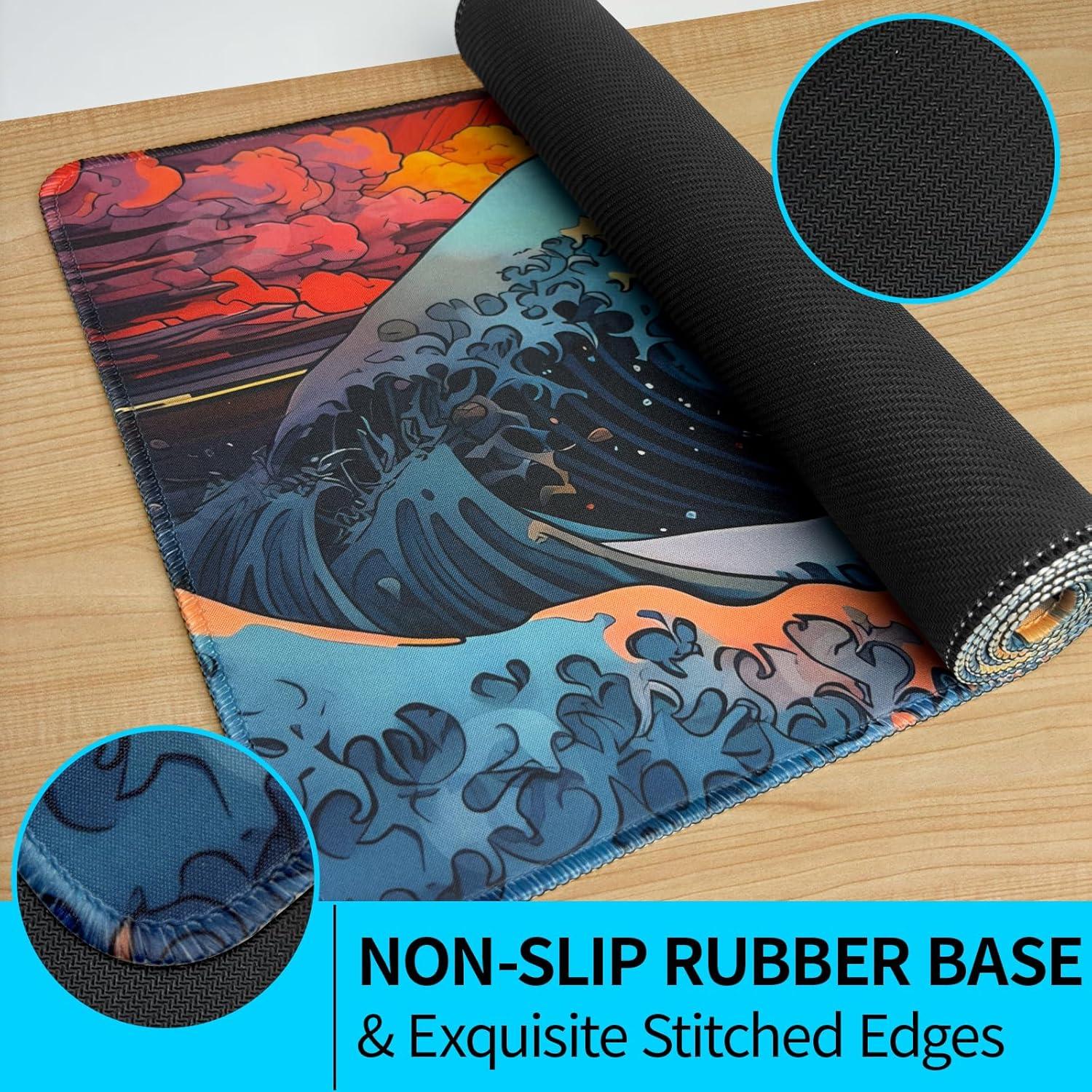 Alfombrilla de Ratón XL Meetcolor Ola del Mar 80x30 cm