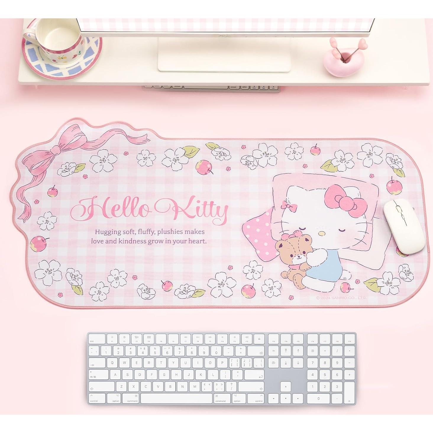 Alfombrilla de Ratón Kuitmor Rosa Grande Antideslizante 82x39cm