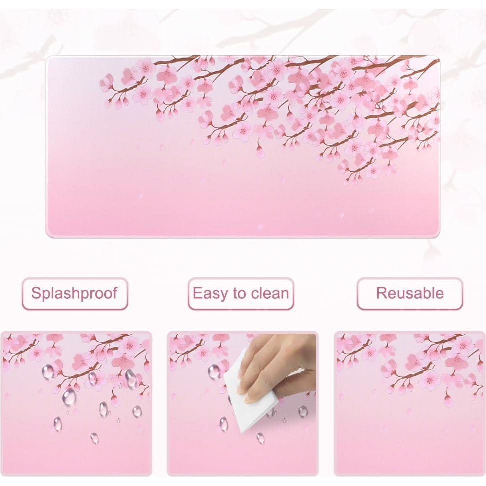 Alfombrilla de Ratón Grande MasiBloom 60x30 cm Antideslizante