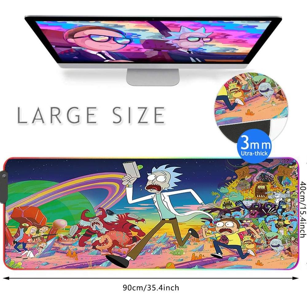 Alfombrilla de Ratón RGB Imegny Grande 900x400mm Suave