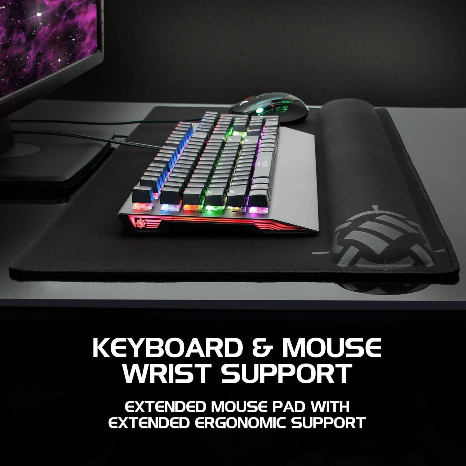 Almohadilla XXL para Mouse Enhance con Soporte Ergonómico