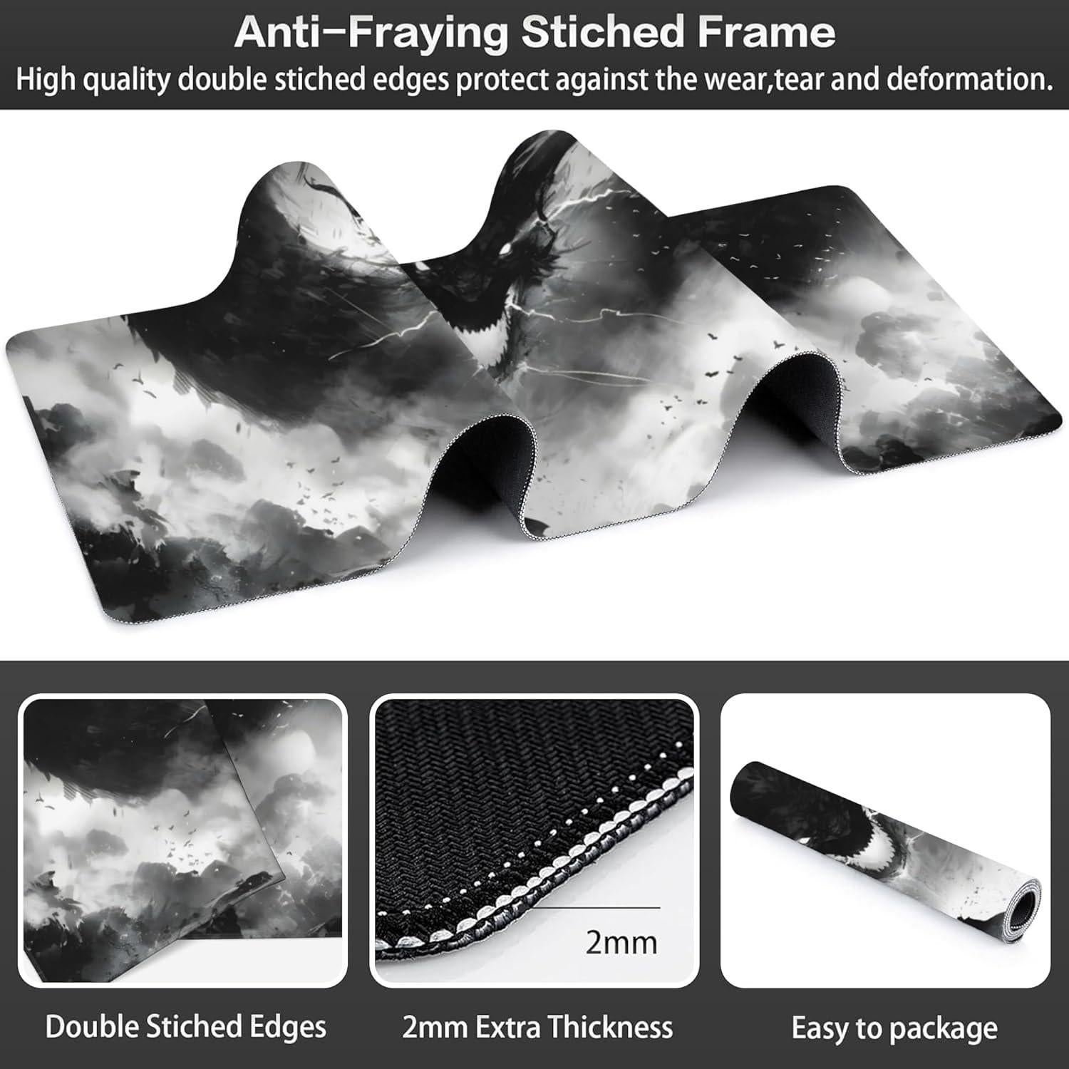 Alfombrilla de Ratón XXL Gnhkmw Anime Horror Manga 90x40 cm