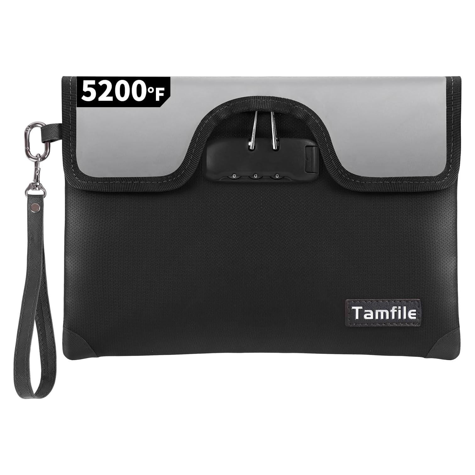 Bolsa Ignífuga Tamfile 21x28 cm con Cerradura y 8 Capas