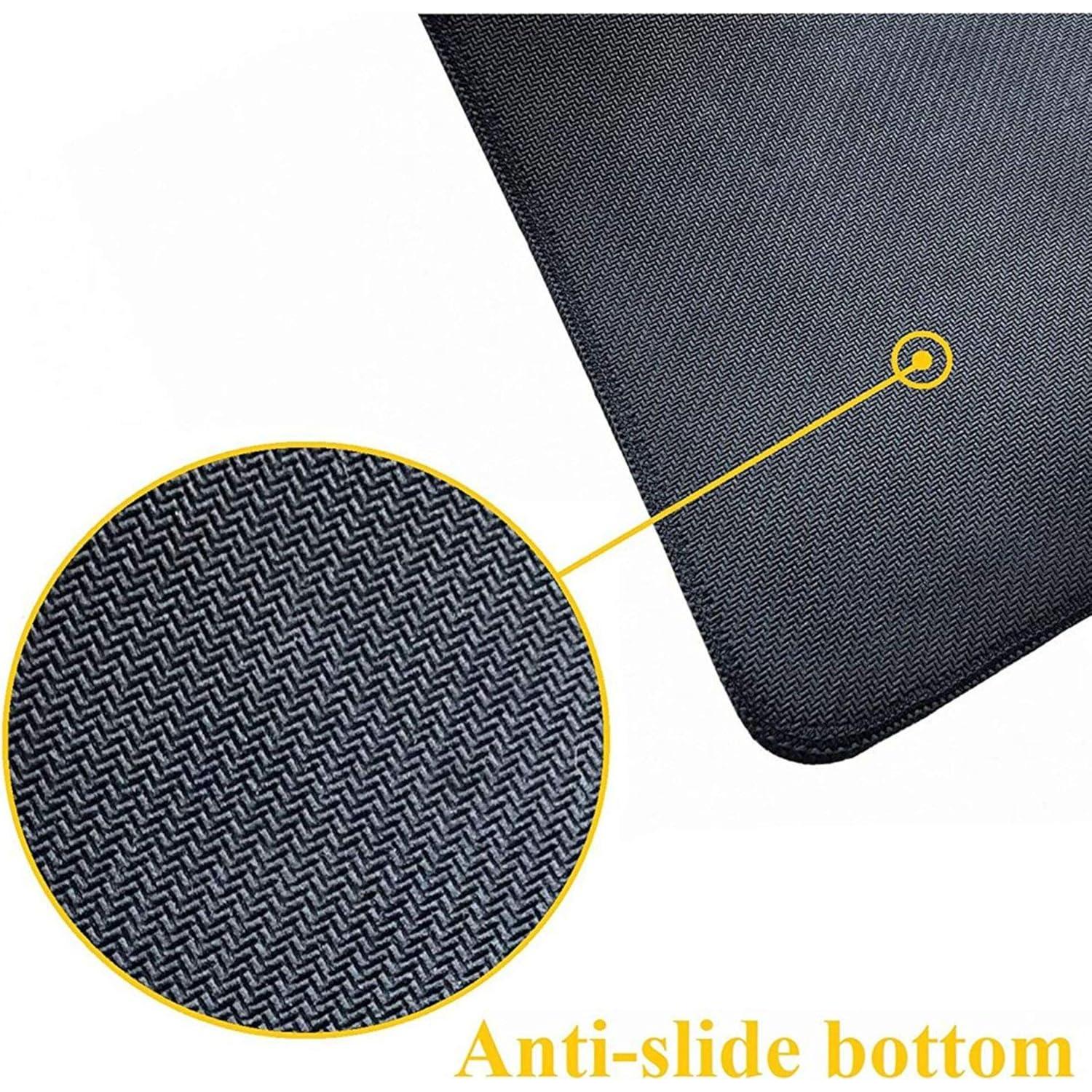 Alfombrilla de Ratón XL JUBC Azul y Blanca 80x30 cm Antideslizante