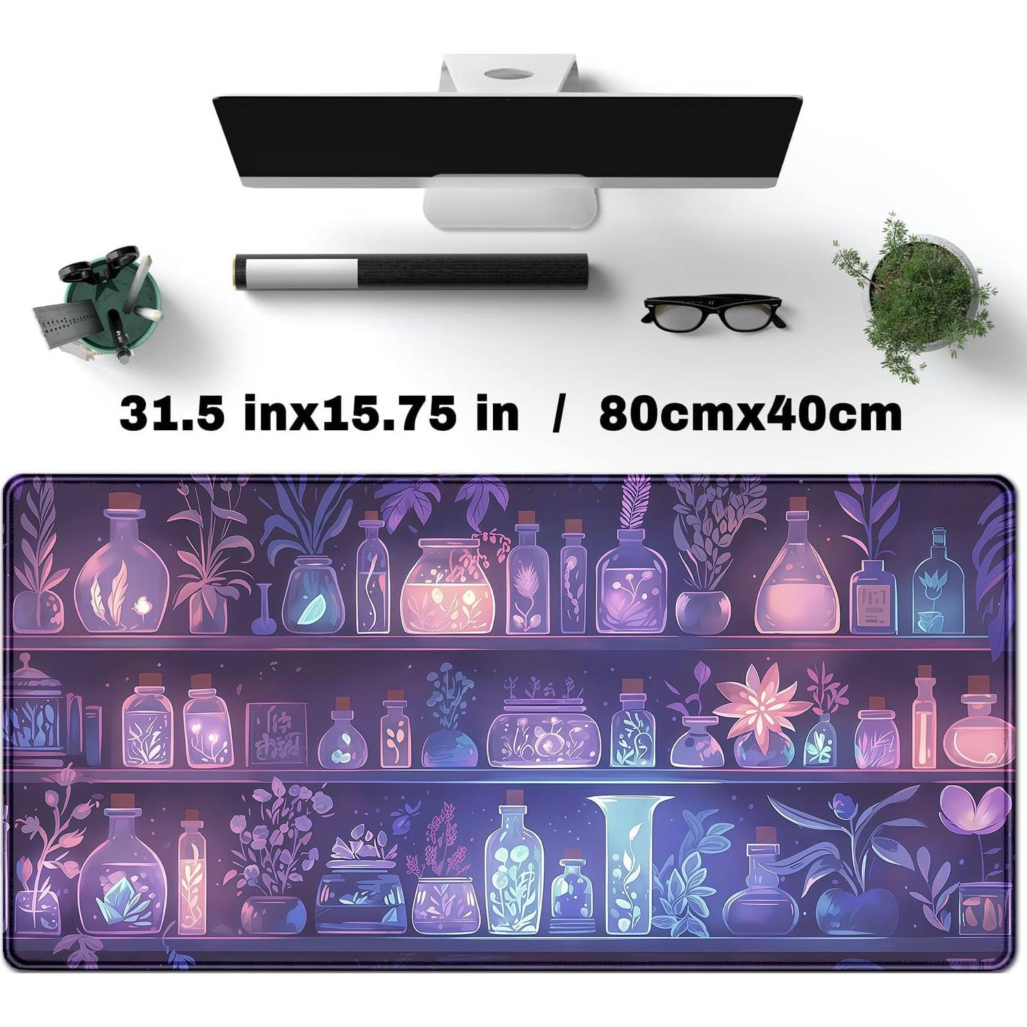 Alfombrilla de escritorio Nasdalgias XL 80x40 cm mística bruja