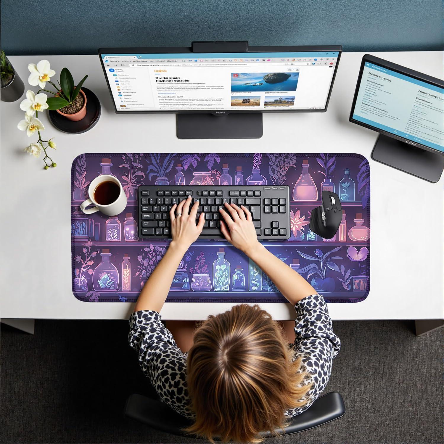 Alfombrilla de escritorio Nasdalgias XL 80x40 cm mística bruja