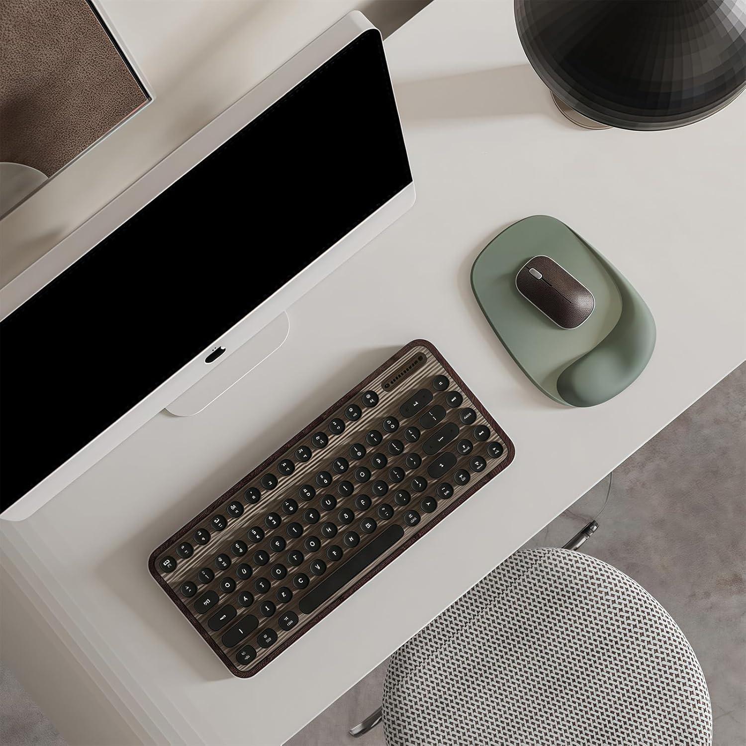 Alfombrilla de Ratón Ergonómica KUTAKTO con Reposamuñecas de Gel