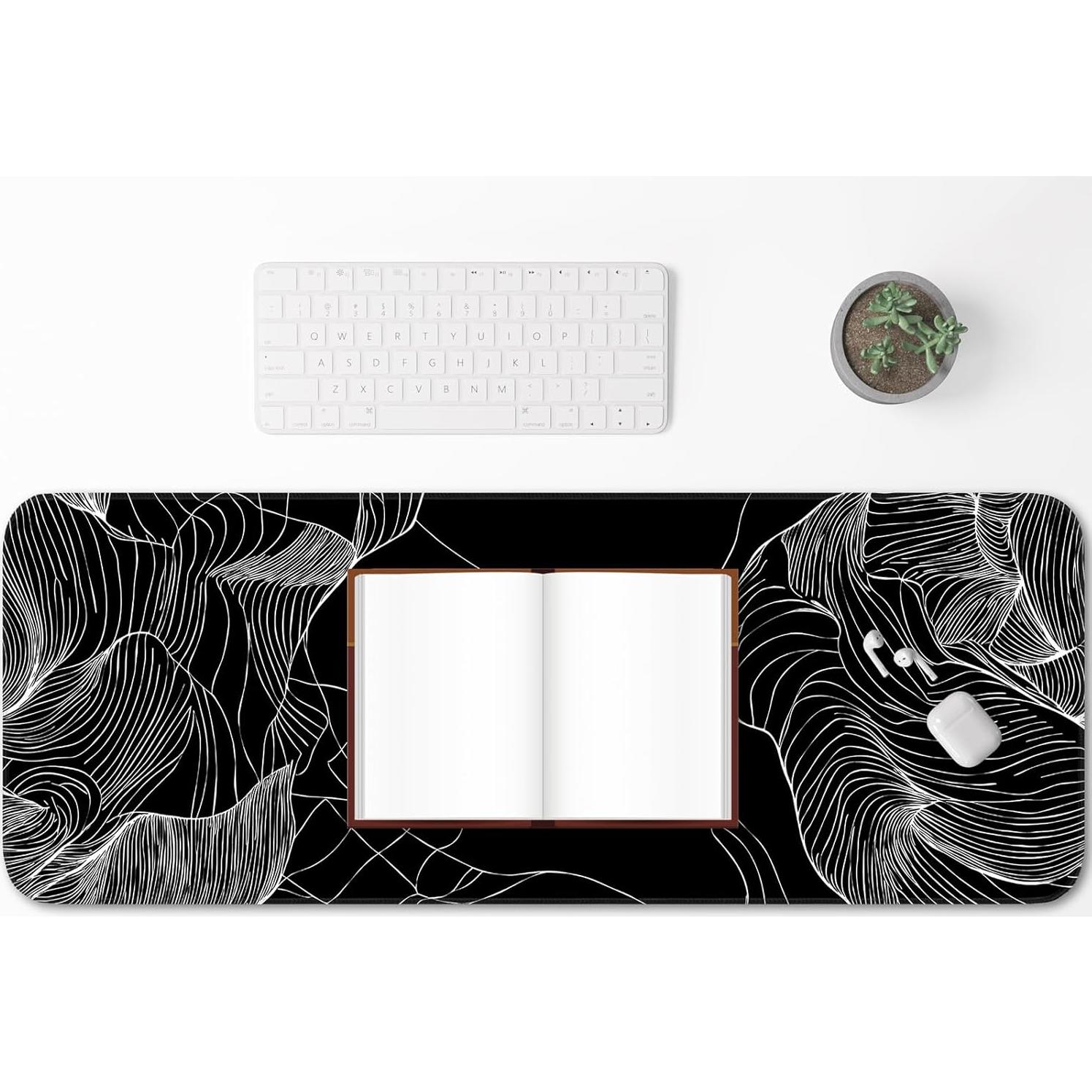 Alfombrilla de Ratón Opiuoezi 80x30 cm Impermeable Antideslizante