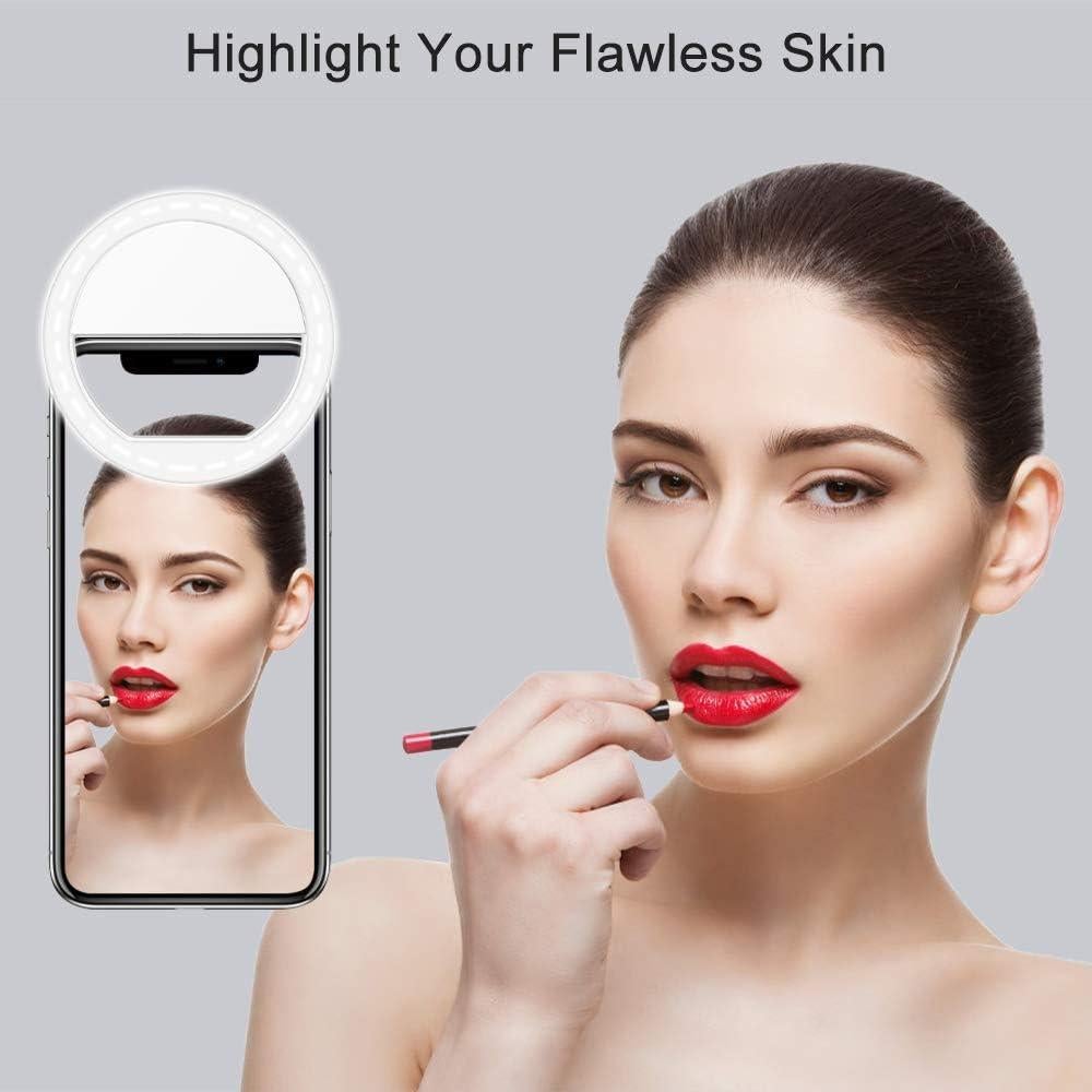 Anillo de Luz para Selfie QIAYA con 36 LED y 3 Modos de Brillo