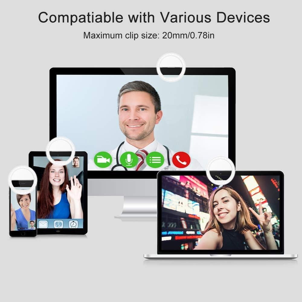 Anillo de Luz para Selfie QIAYA con 36 LED y 3 Modos de Brillo