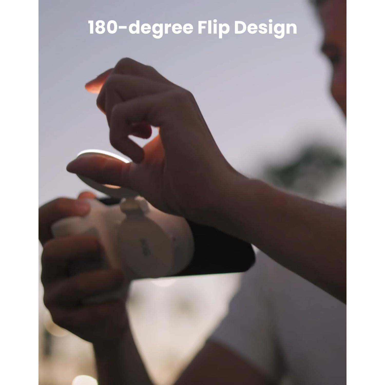 Luz de Selfie Magnética KraftGeek para iPhone MagSafe Blanca