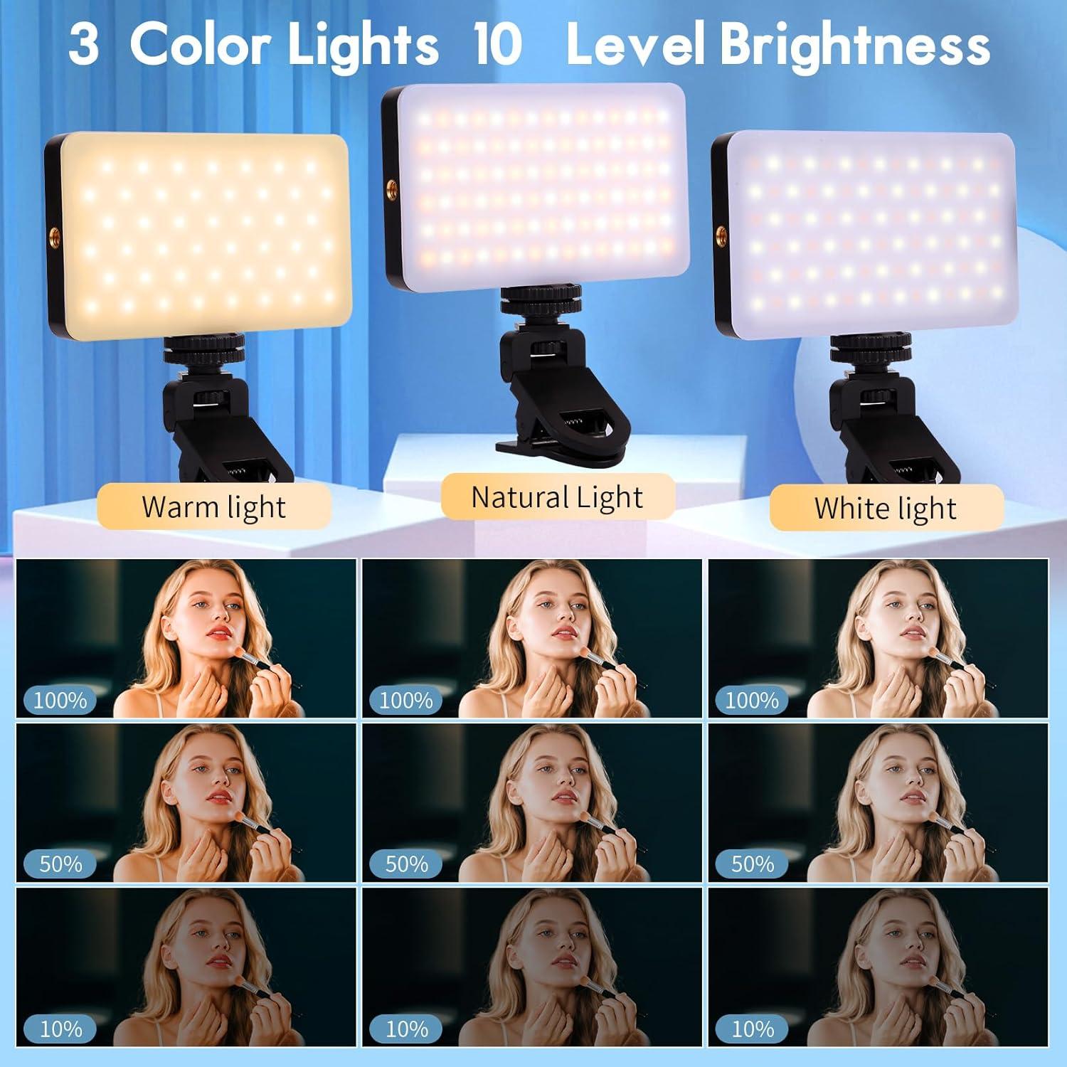 Luz Selfie Portátil YCSXhandpick 90 LED 3 Modos Ajustable