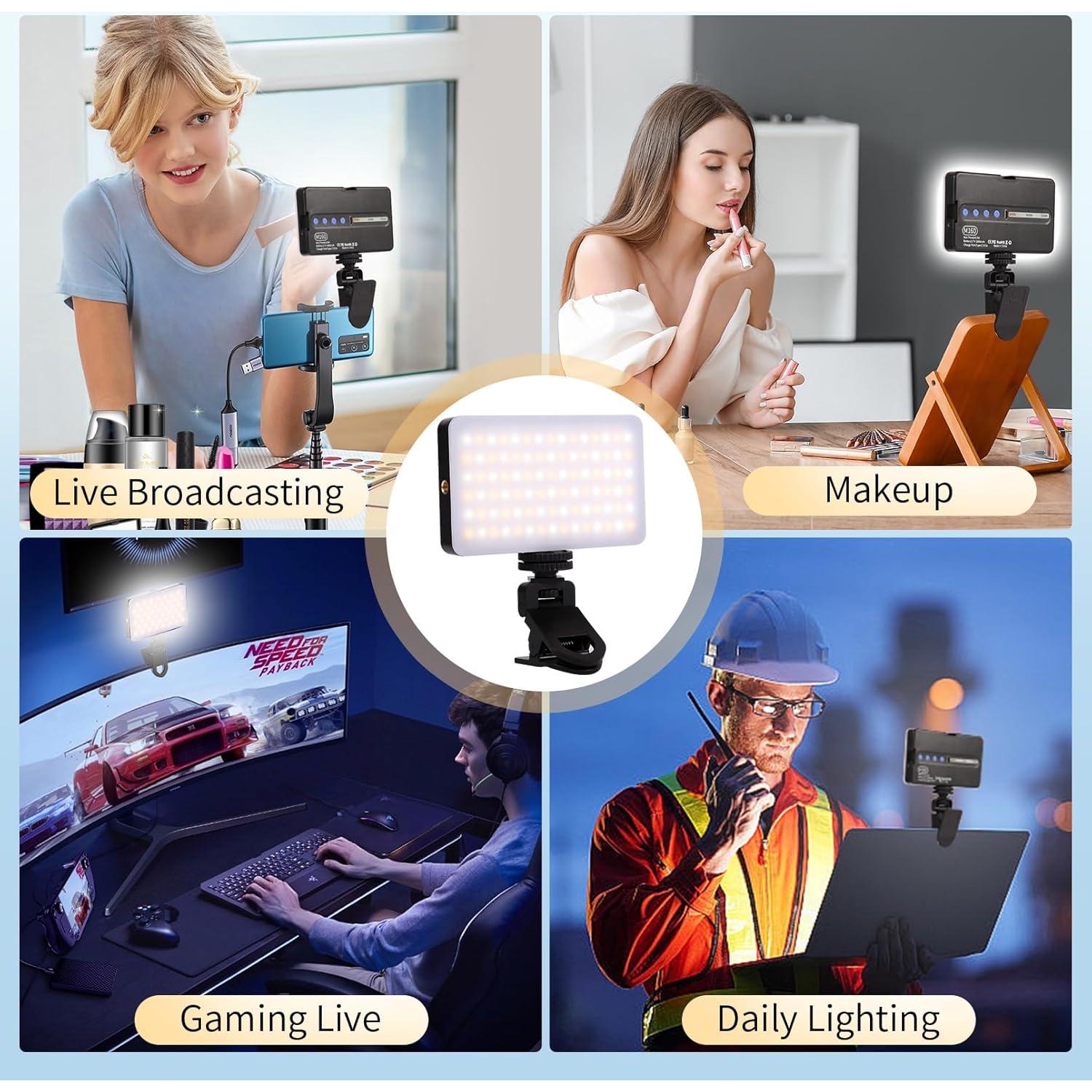 Luz Selfie Portátil YCSXhandpick 90 LED 3 Modos Ajustable