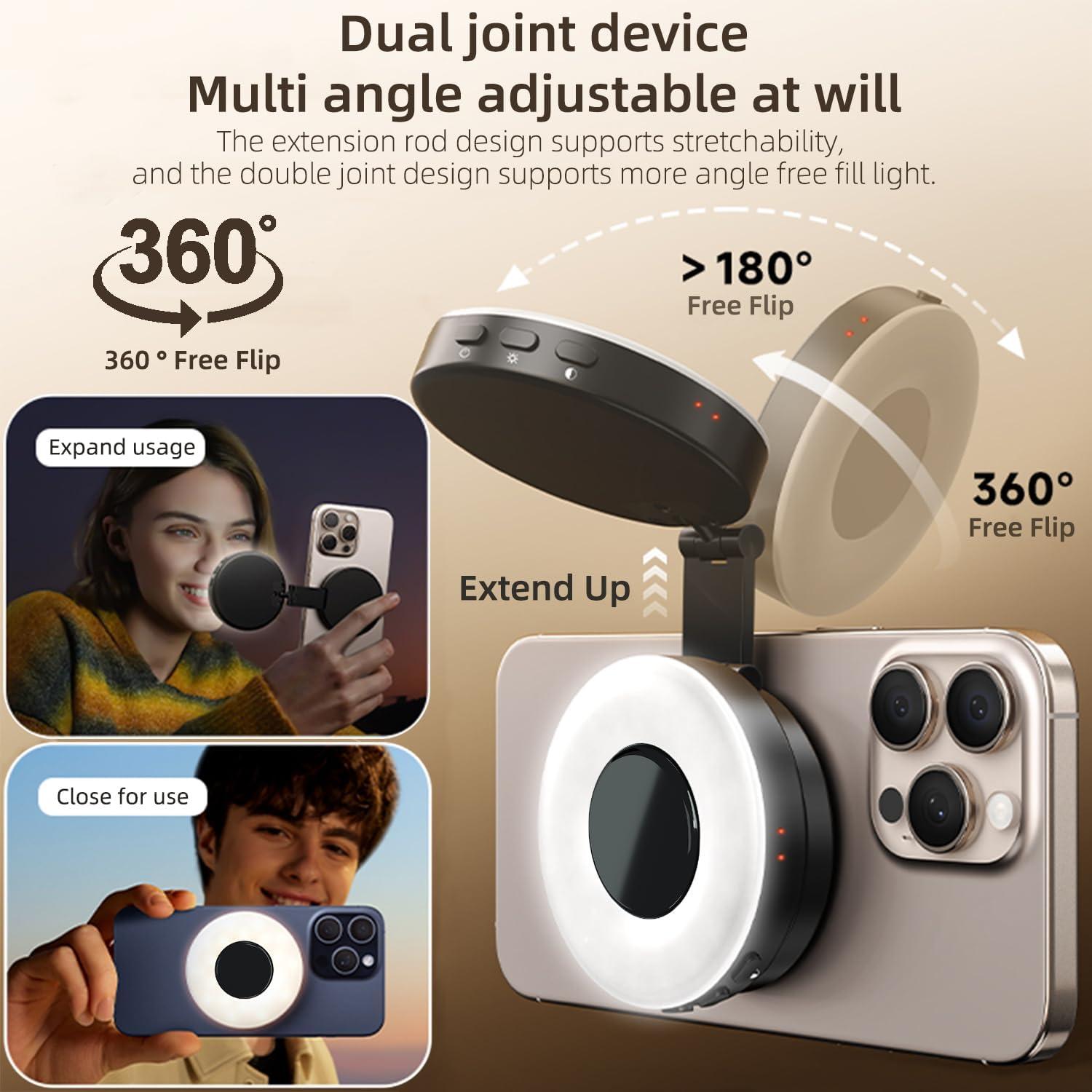 Luz de Selfie LED Magnética ITOTIN para iPhone y Android