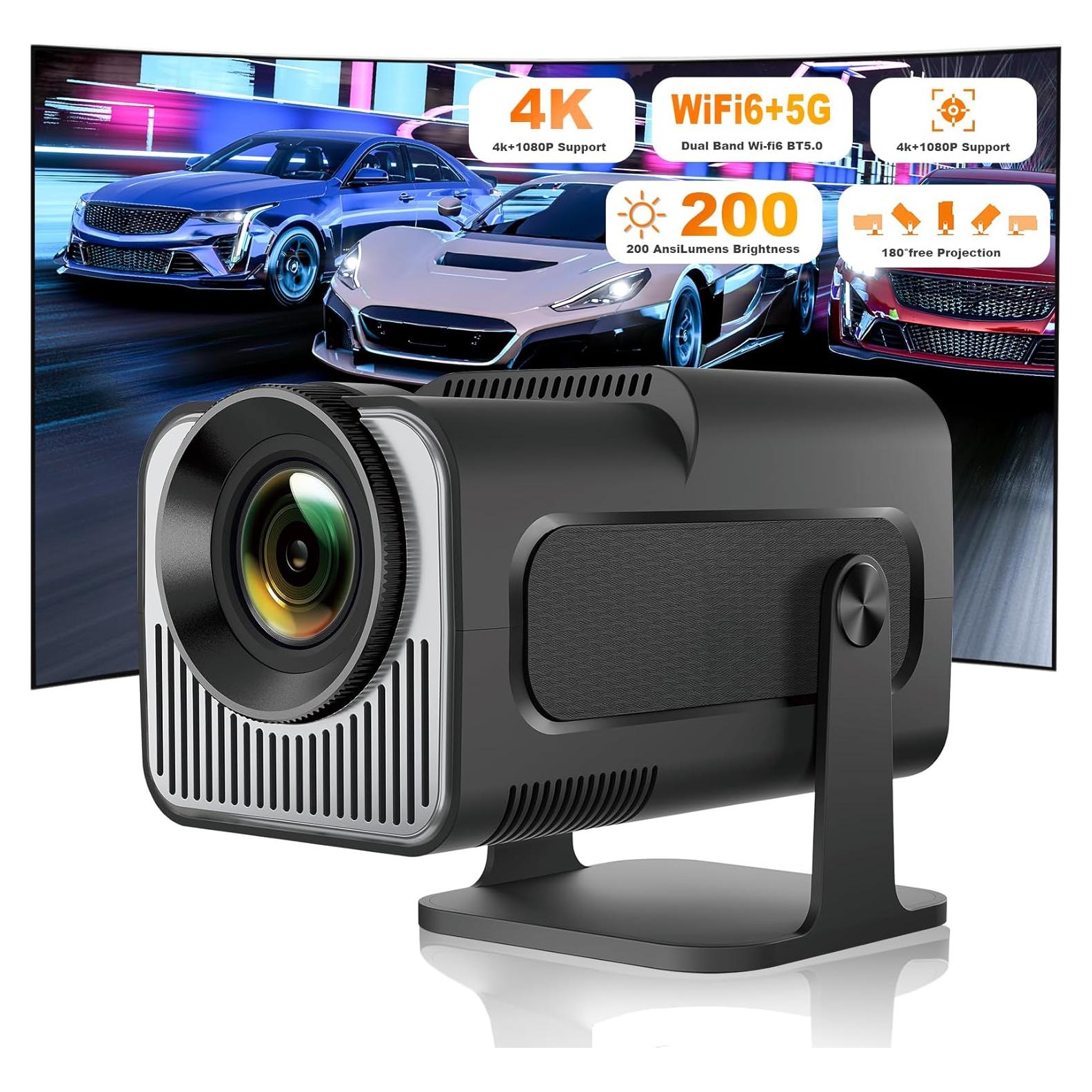 Proyector Mini Ear&Ear HY320 Portátil 1080P WiFi 6 Bluetooth 5.0