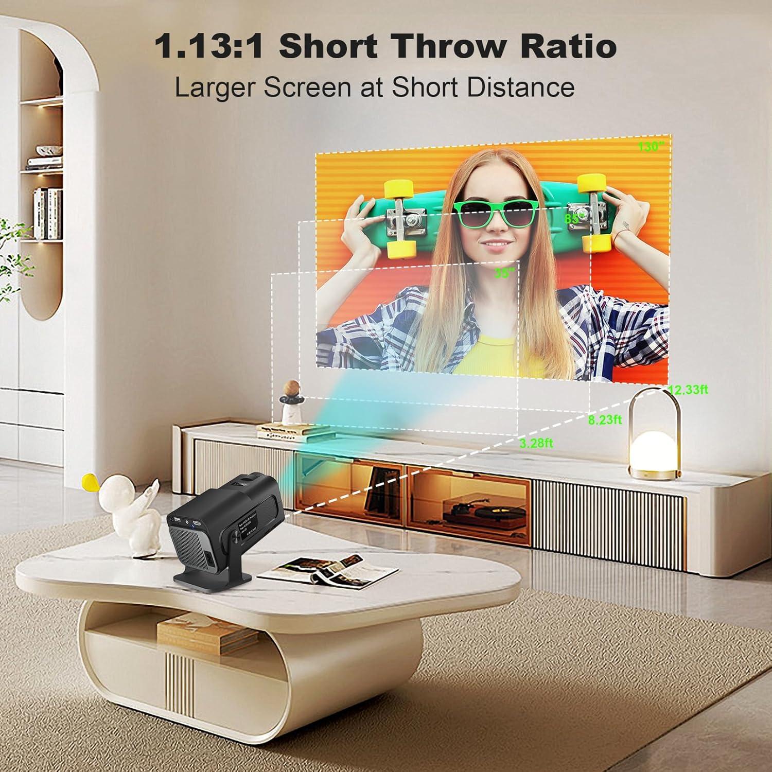 Proyector Mini Ear&Ear HY320 Portátil 1080P WiFi 6 Bluetooth 5.0