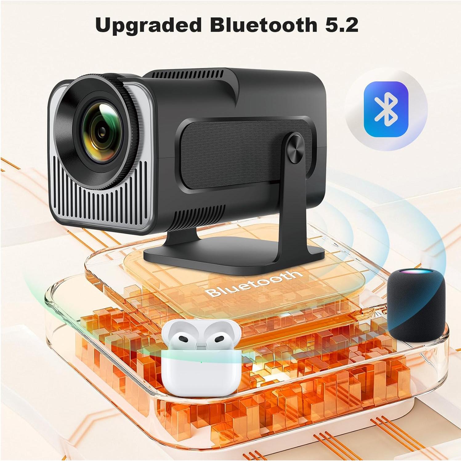 Proyector Mini Ear&Ear HY320 Portátil 1080P WiFi 6 Bluetooth 5.0