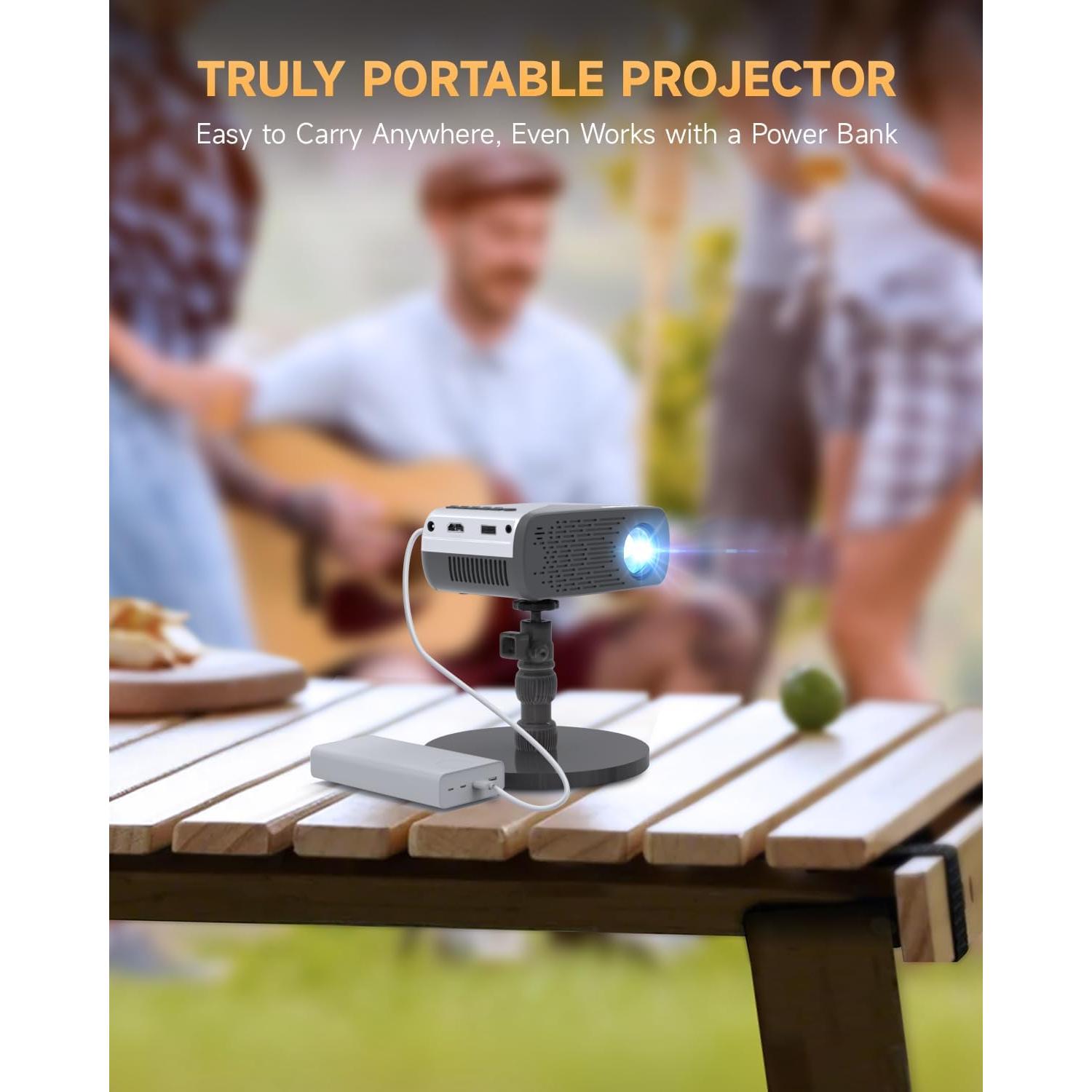 Mini Proyector Antmap 1080P Inalámbrico para iPhone y Android