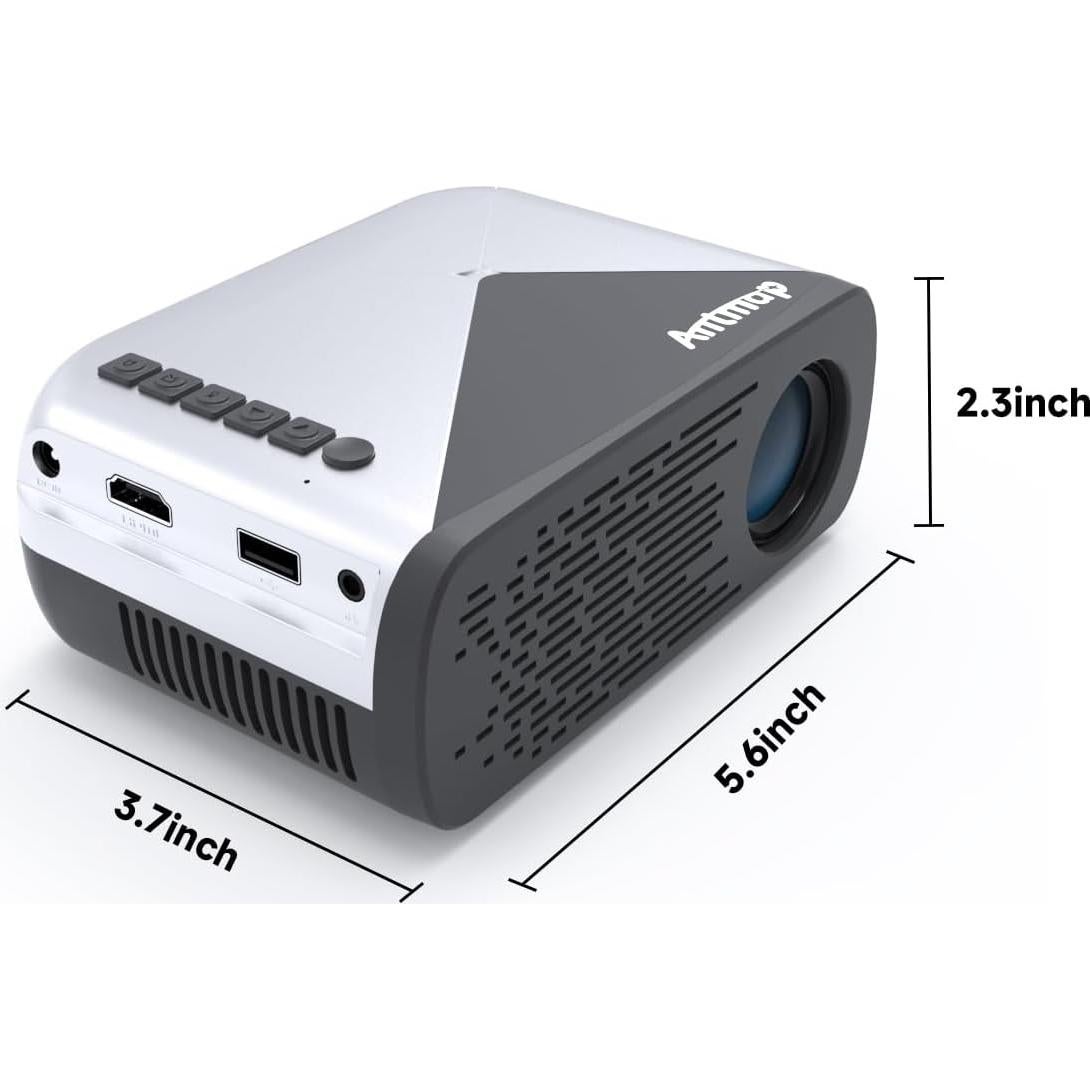 Mini Proyector Antmap 1080P Inalámbrico para iPhone y Android