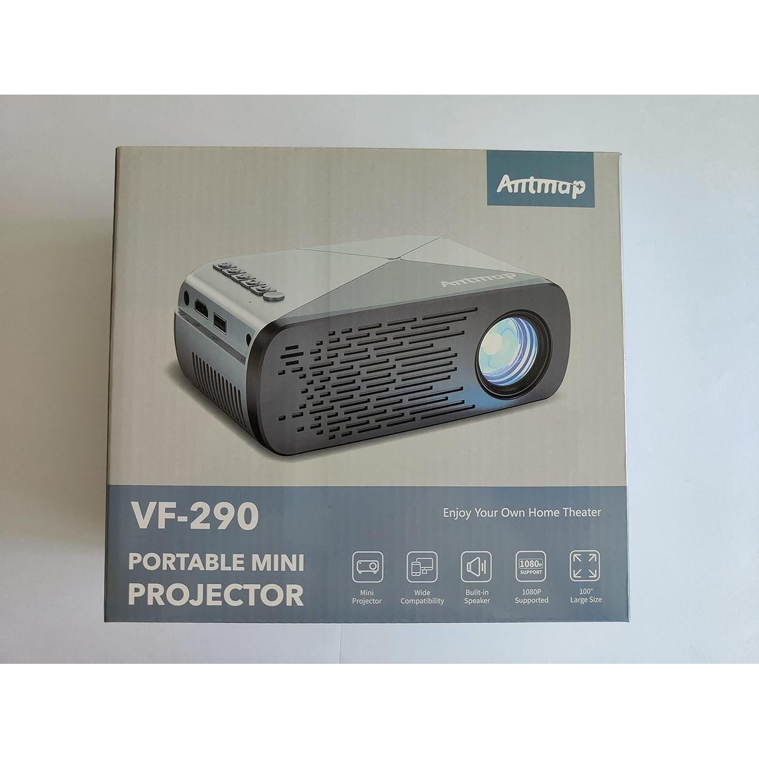 Mini Proyector Antmap 1080P Inalámbrico para iPhone y Android