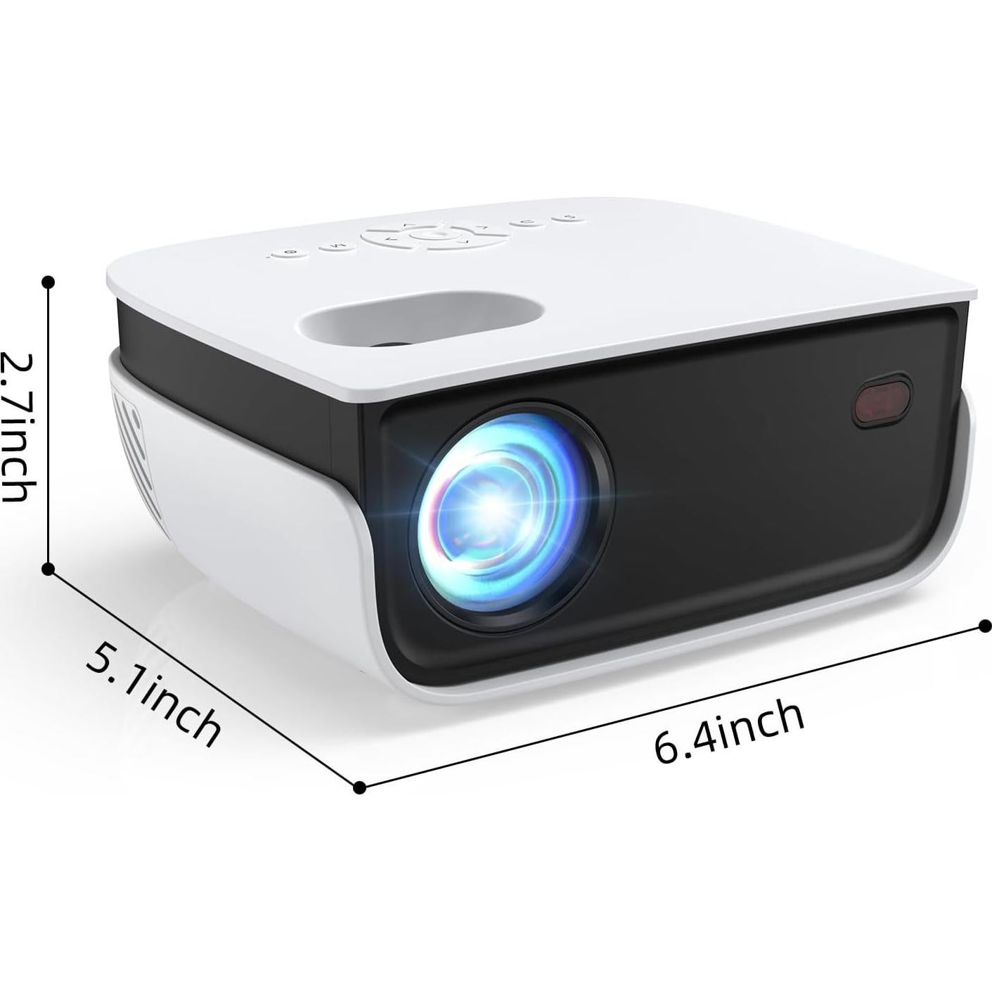 Mini Proyector Portátil NICPOW RD850 1080P 200" para Cine