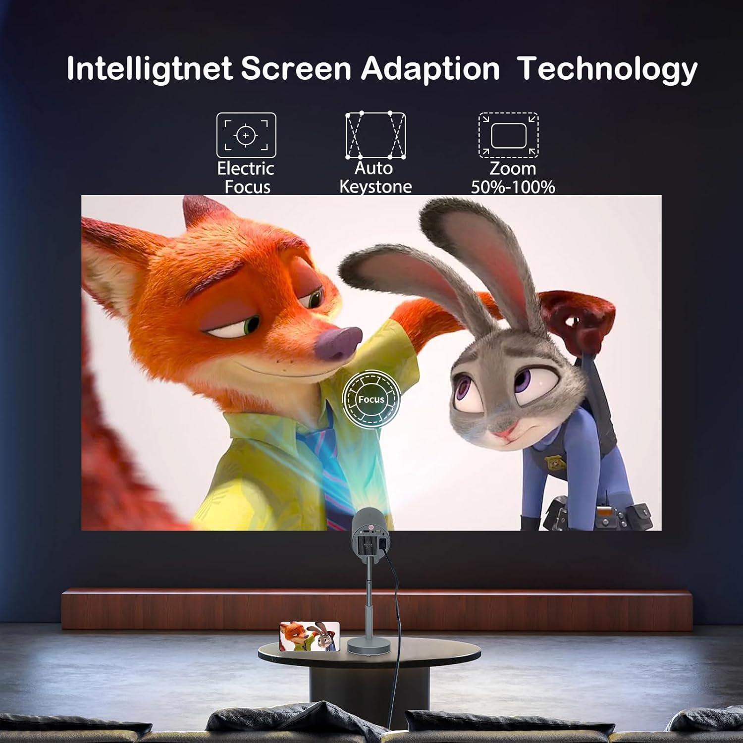 Proyector Mini Portátil Yidedraw TS-3 Pro 1080P WiFi 6 350 Lúmenes