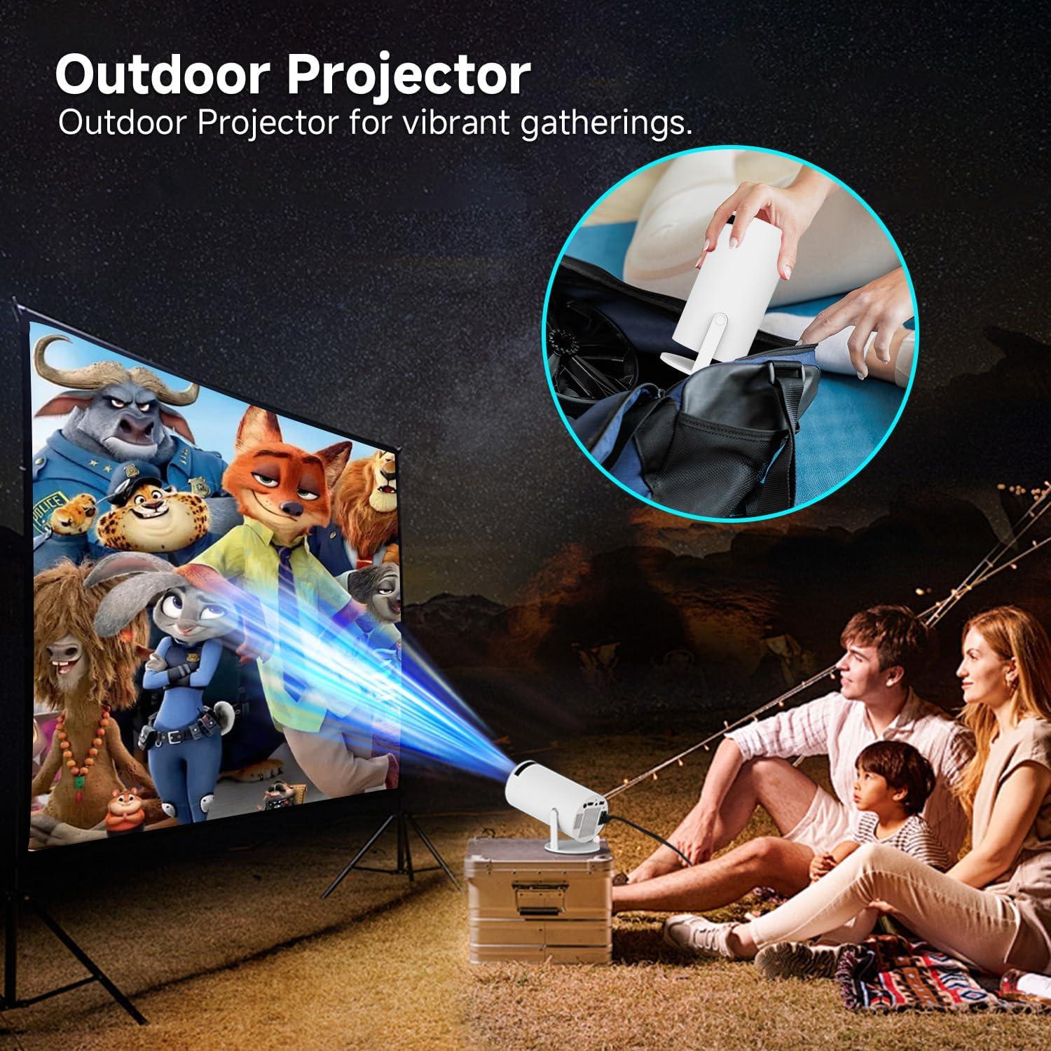 Proyector Portátil HOLEPLUS HY300 4K 1080P Wi-Fi 6 0.67kg