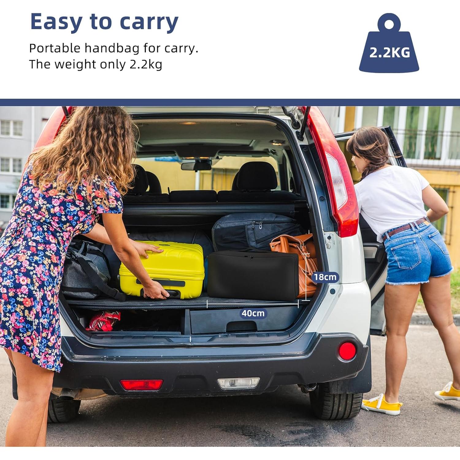 Pantalla de Proyector Vamvo 80" (203.2 cm) Plegable con Soporte