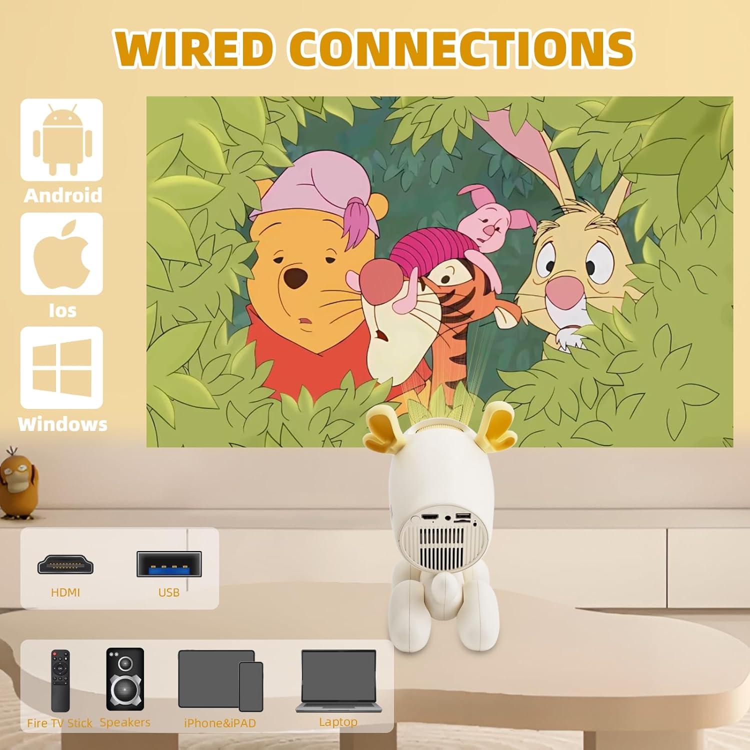 Proyector Mini SVLIBO NSL02 1080P Portátil WiFi 6 Bluetooth 5.1