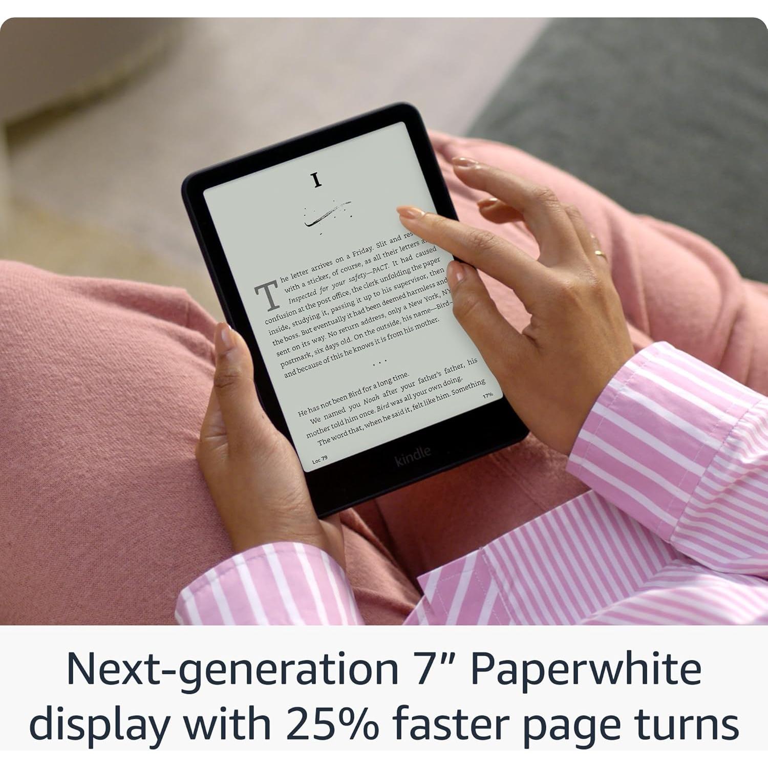Like-New Amazon Kindle Paperwhite (16 GB) – Our fastest Kindle ever, with new 7" glare-free display and weeks of battery life – Black