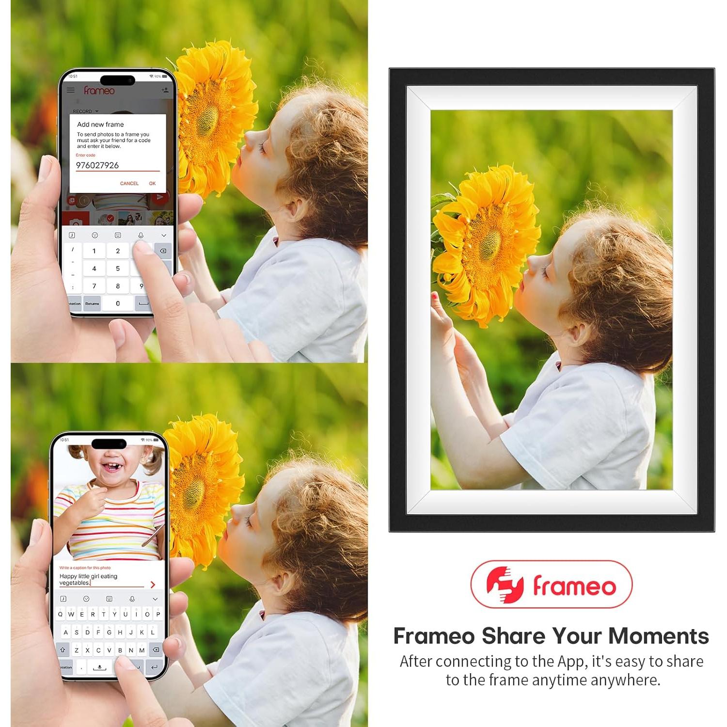 Marco de Fotos Digital WiFi AISLPC 10.1" 32GB HD IPS