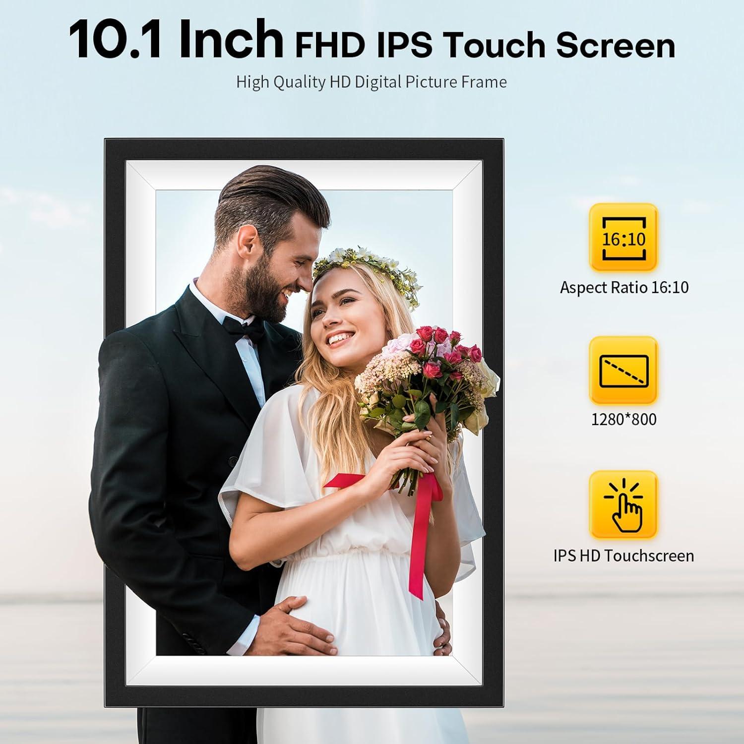 Marco de Fotos Digital WiFi AISLPC 10.1" 32GB HD IPS