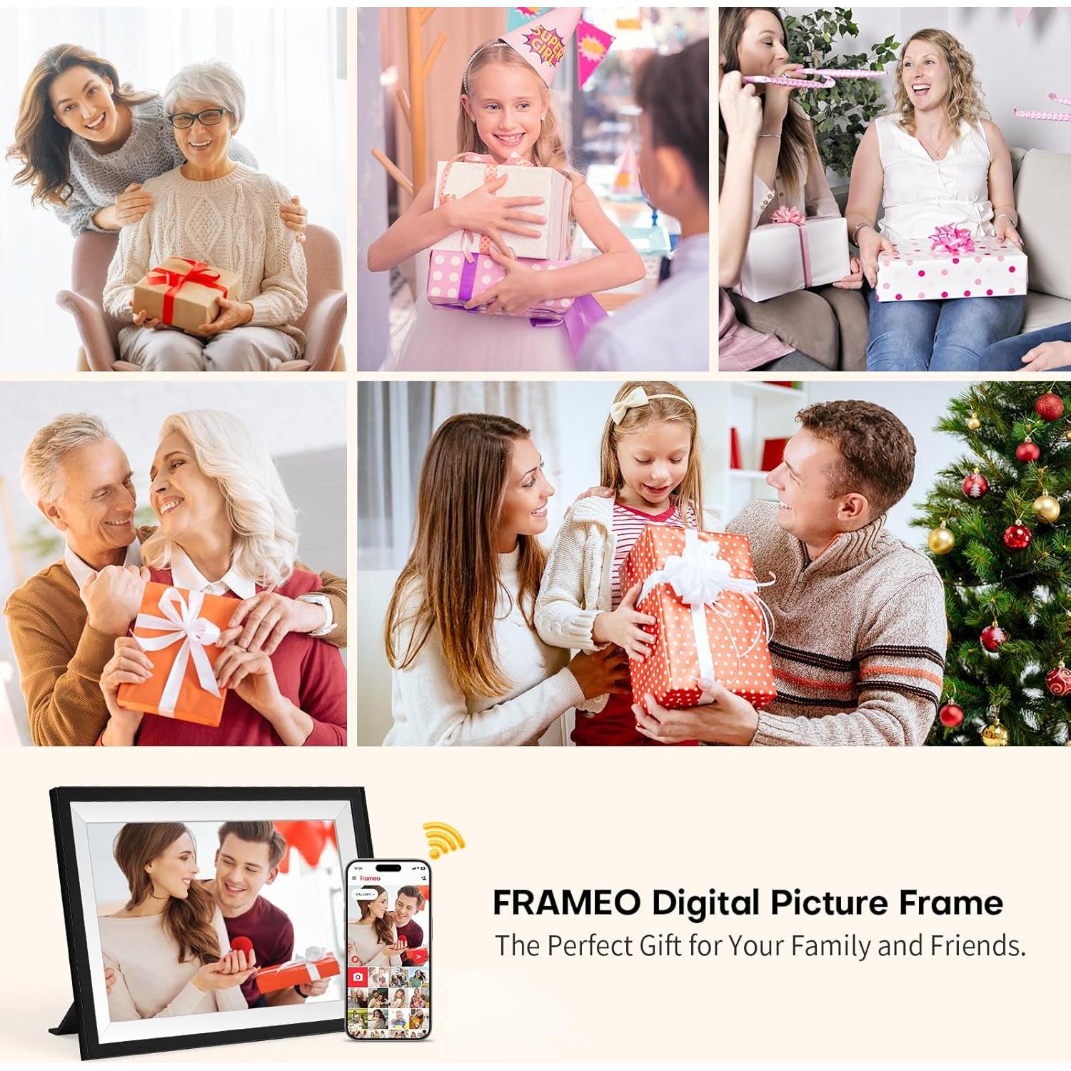 Marco de Fotos Digital WiFi AISLPC 10.1" 32GB HD IPS