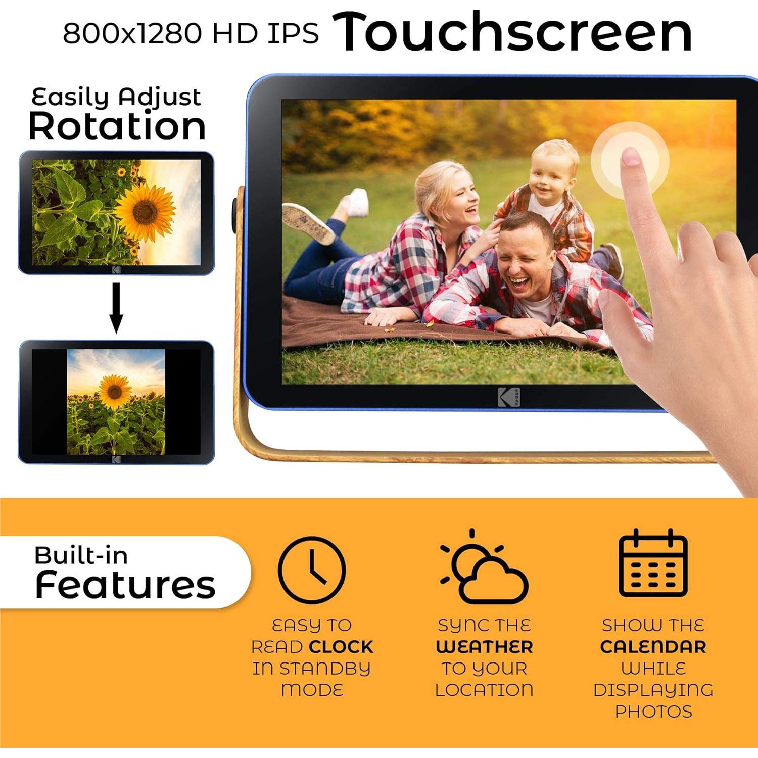 Marco de Fotos Digital Kodak 10" Wi-Fi Oro Rosa 4000mAh