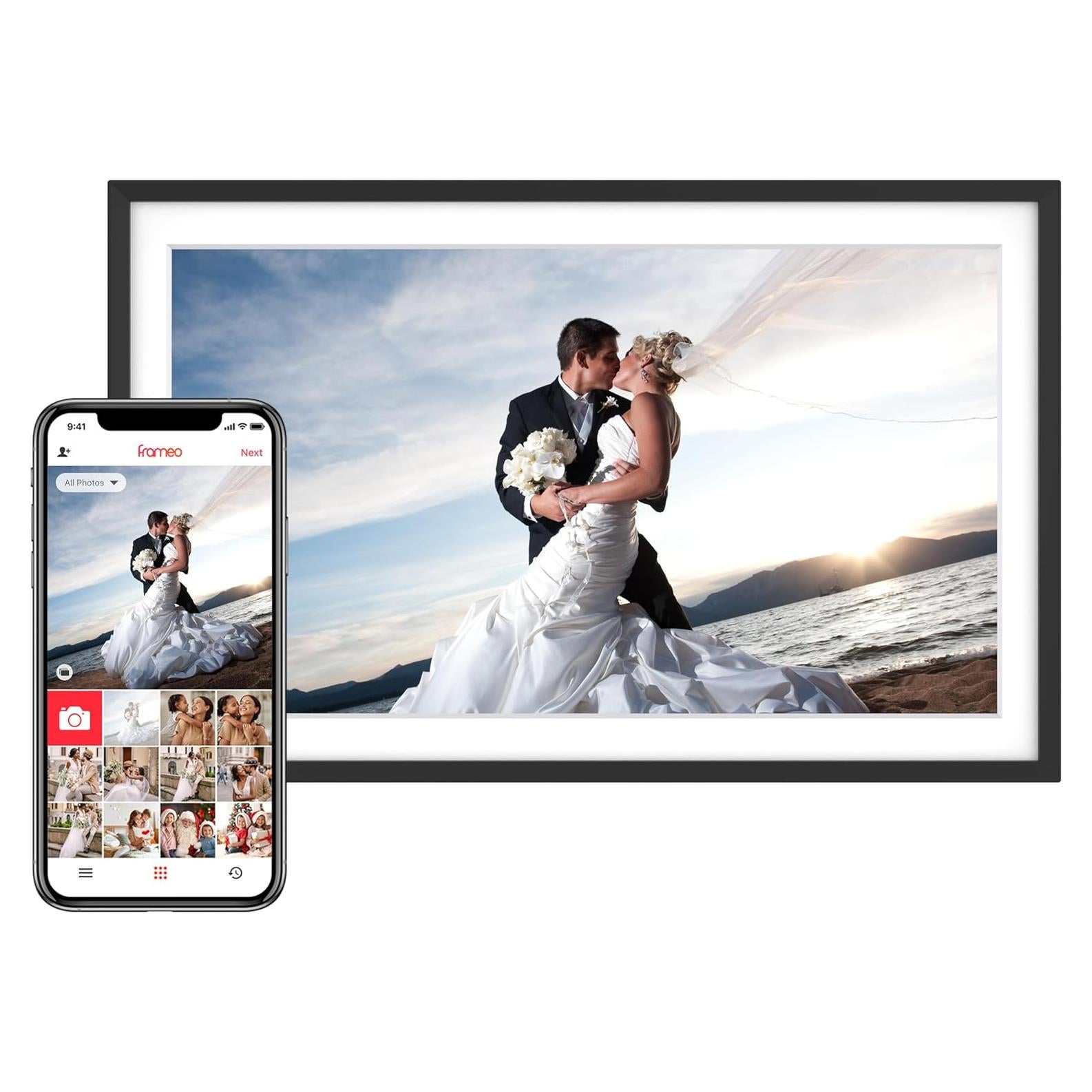 Marco de Fotos Digital WiFi SKYRHYME 15.6" 32GB IPS Full HD