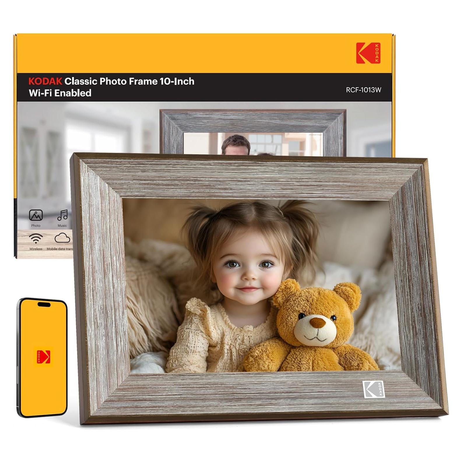 KODAK Marco de Fotos Digital 10.1" Madera WiFi 32GB HD