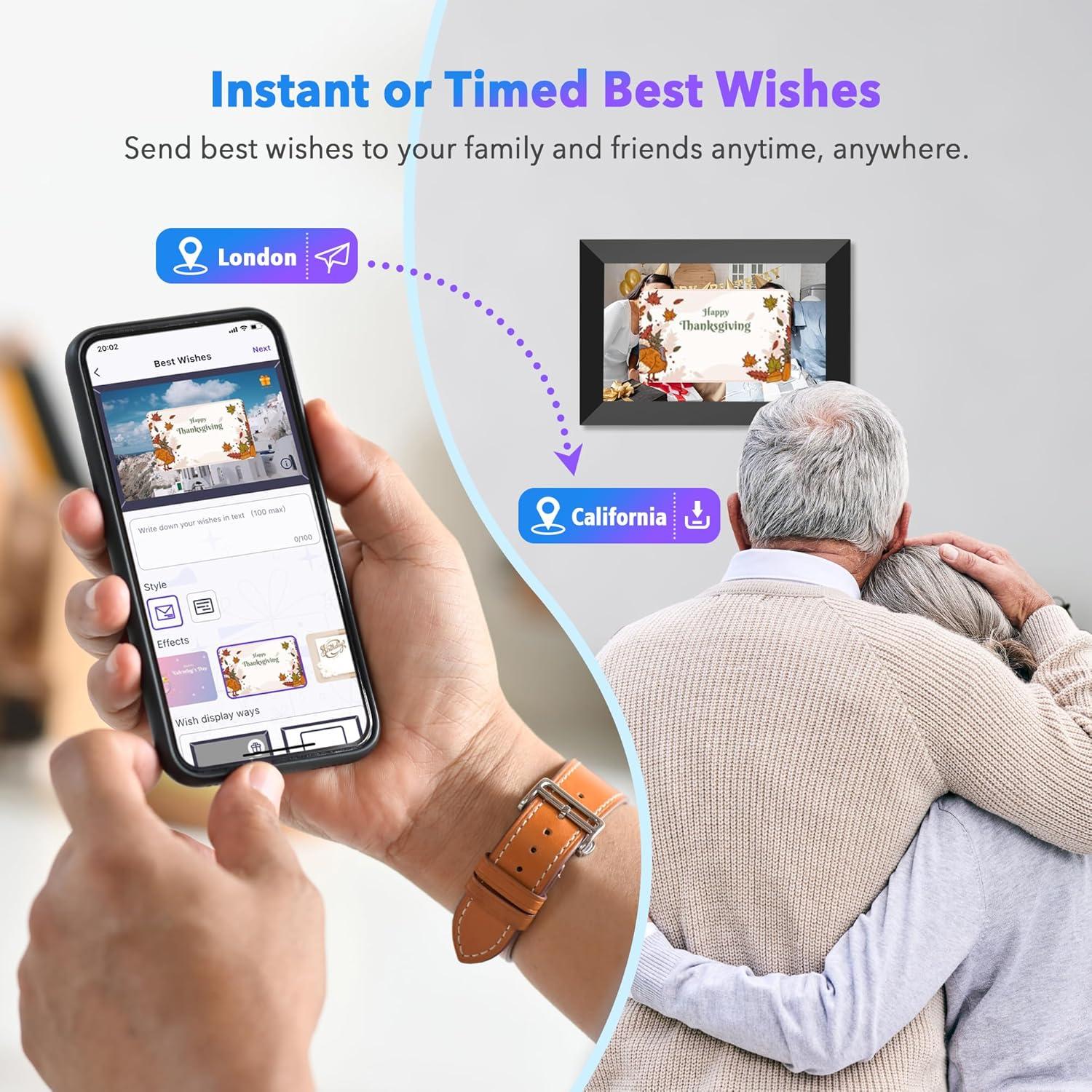 Marco Digital de Fotos 10.1" WONNIE HD 1280x800 32GB