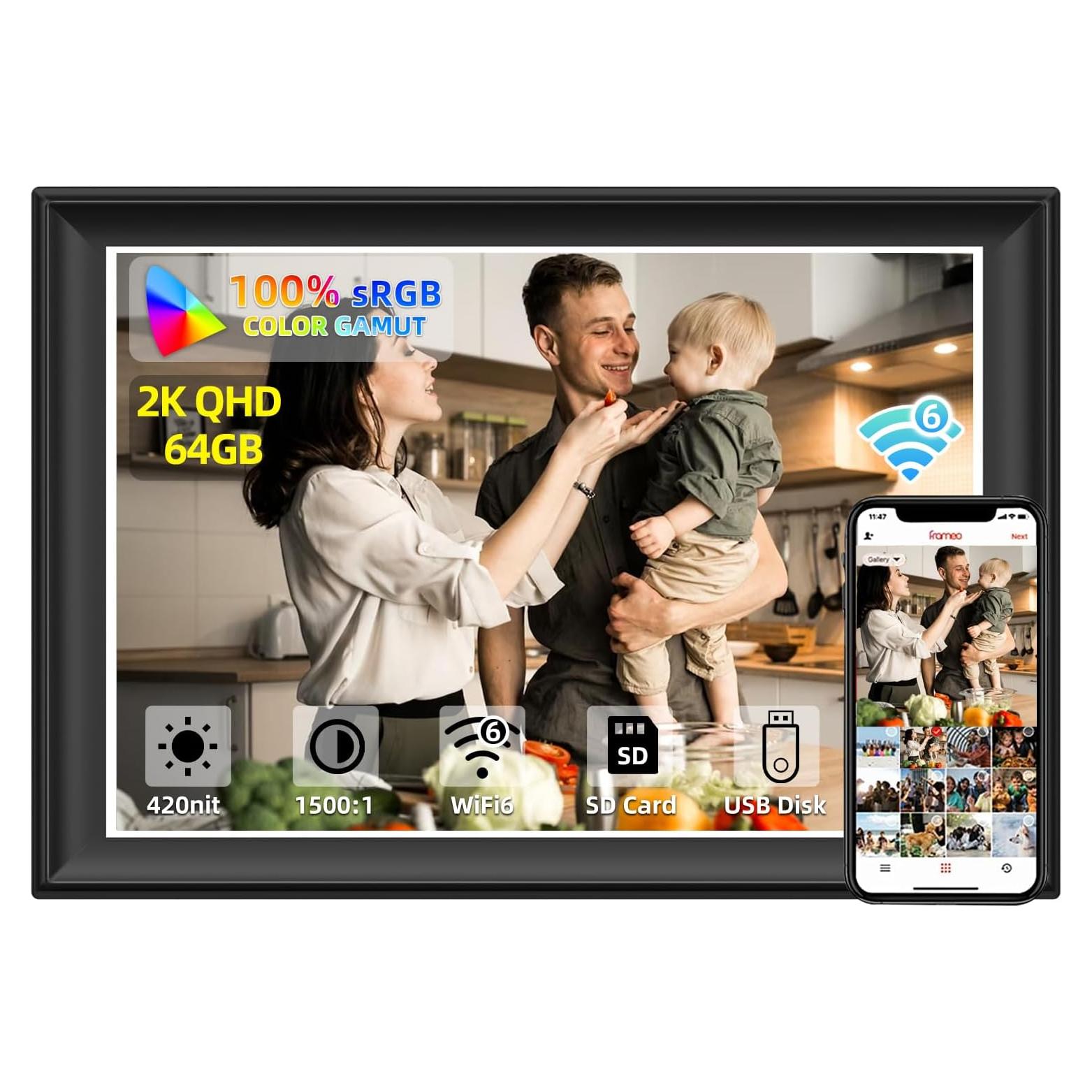 Marco de Fotos Digital REUMAR 11" 64GB WiFi 1920x1280