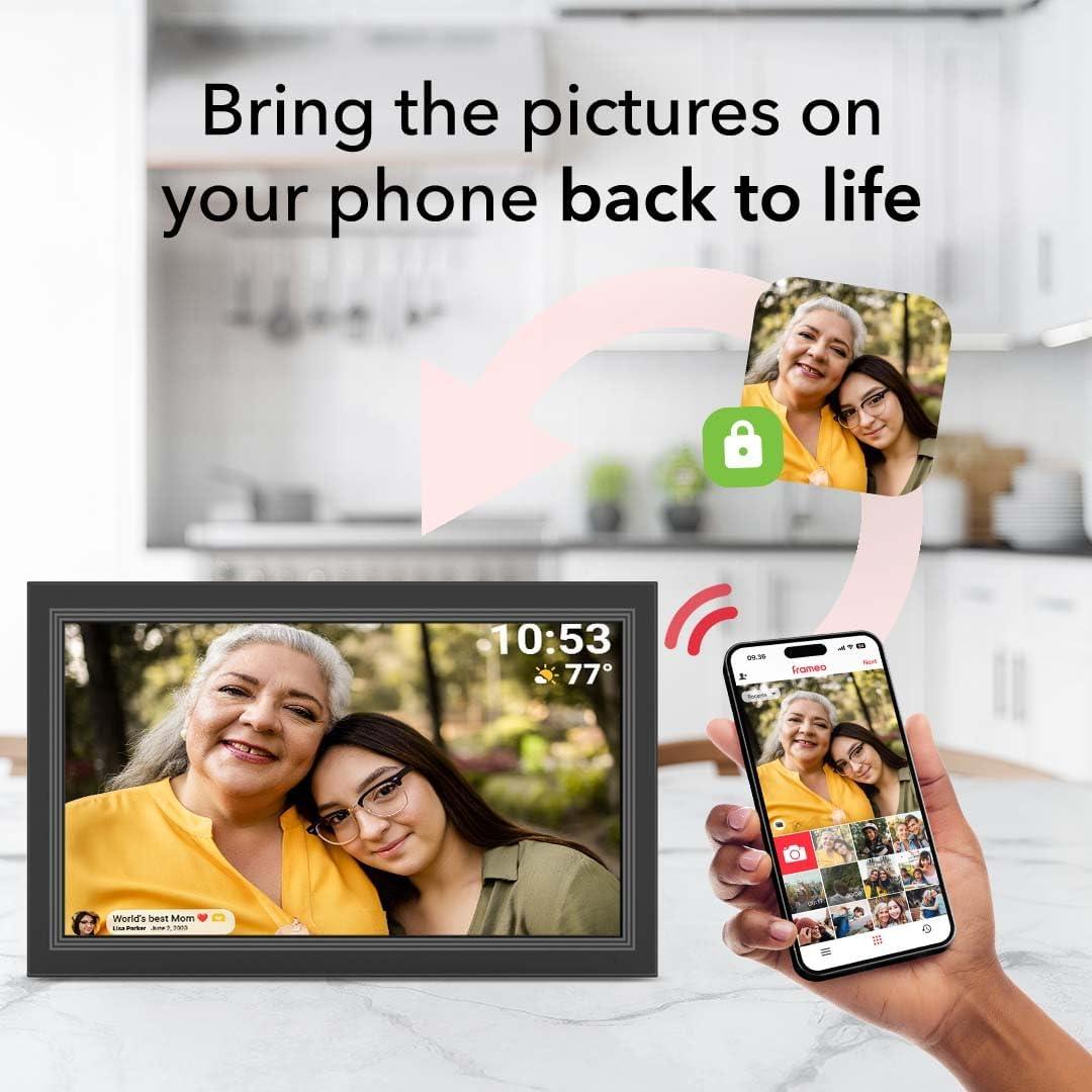 Marco Digital Frameo 15.6" Pantalla Táctil Full HD 32GB