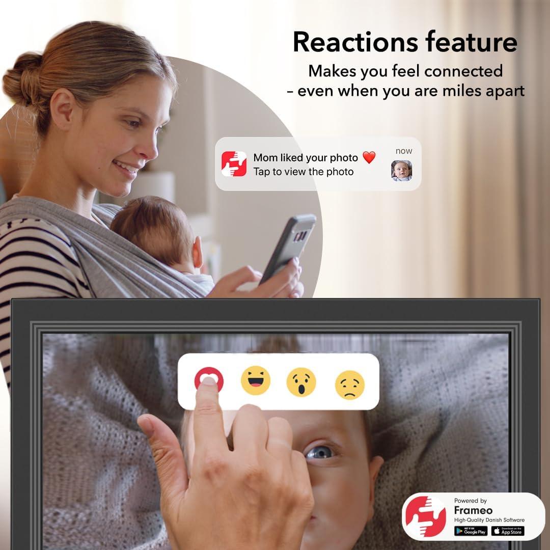 Marco Digital Frameo 15.6" Pantalla Táctil Full HD 32GB