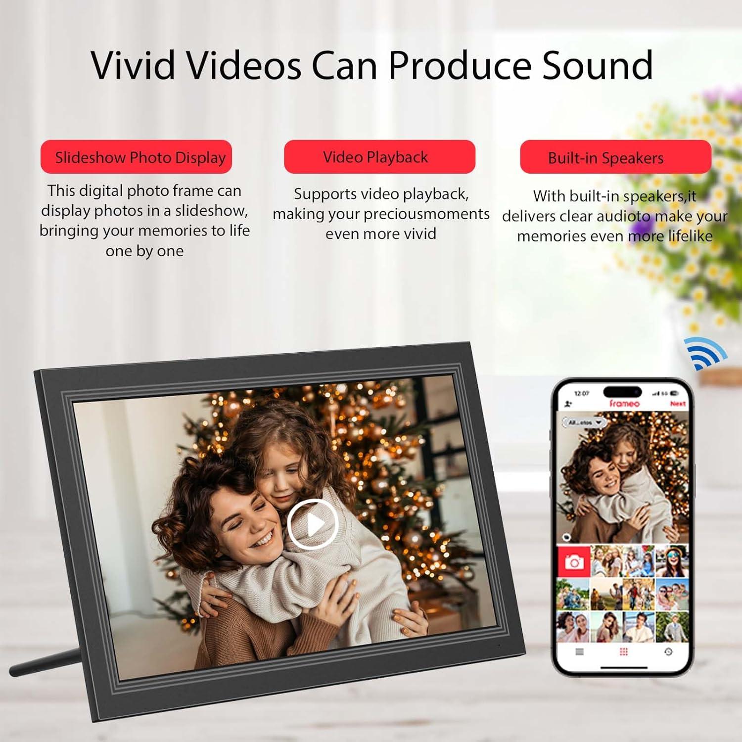 Marco Digital Frameo 15.6" Pantalla Táctil Full HD 32GB