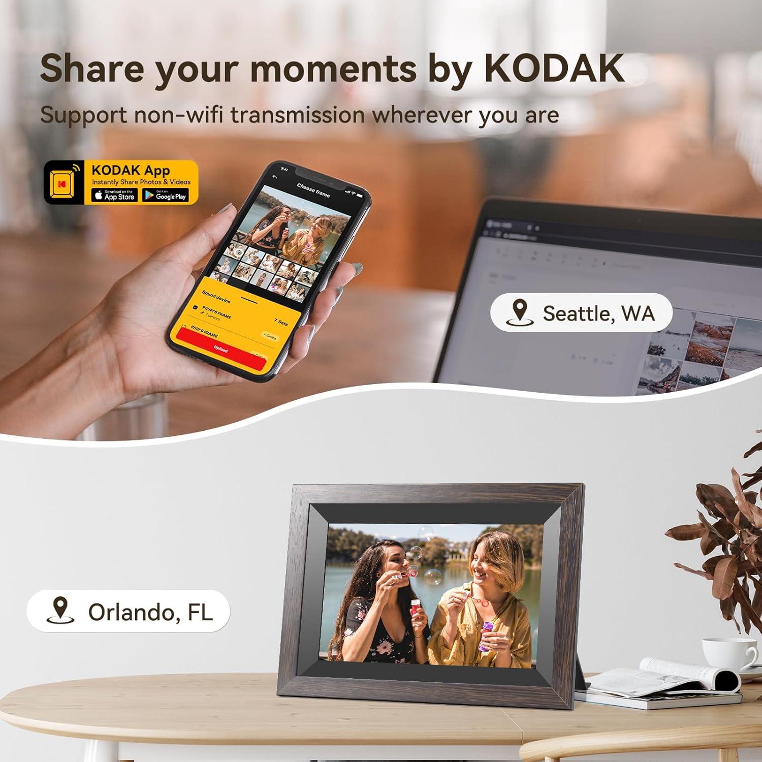 KODAK Marco Digital de Fotos WiFi 10.1" 32GB Pantalla Táctil